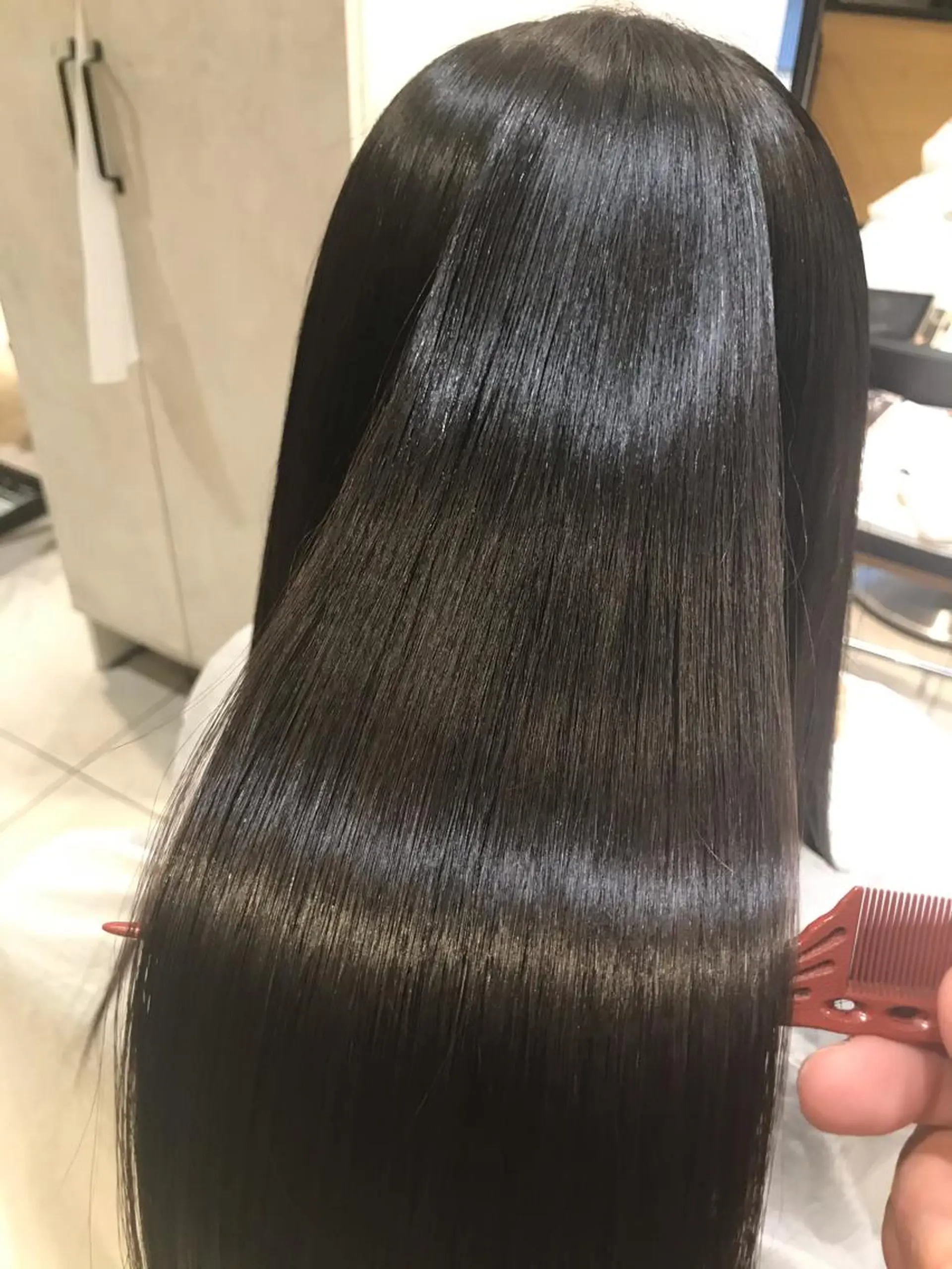 ロング ヘアカラー トリートメント Emerge渋谷店　［エマージュ］所属・美髪縮毛矯正No1 toshiのヘアスタイル