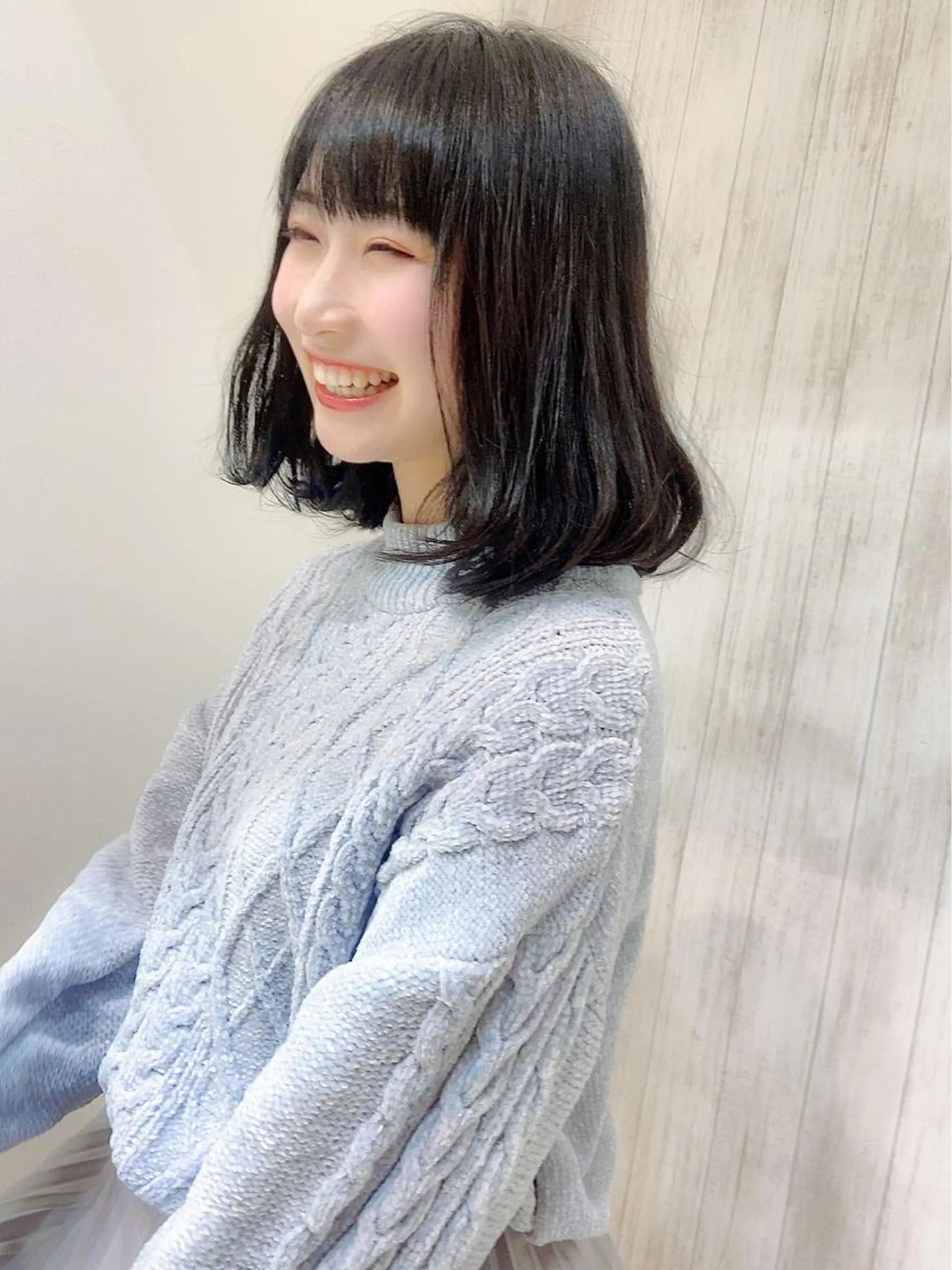 ミディアム カット 石沢 知康のヘアスタイル