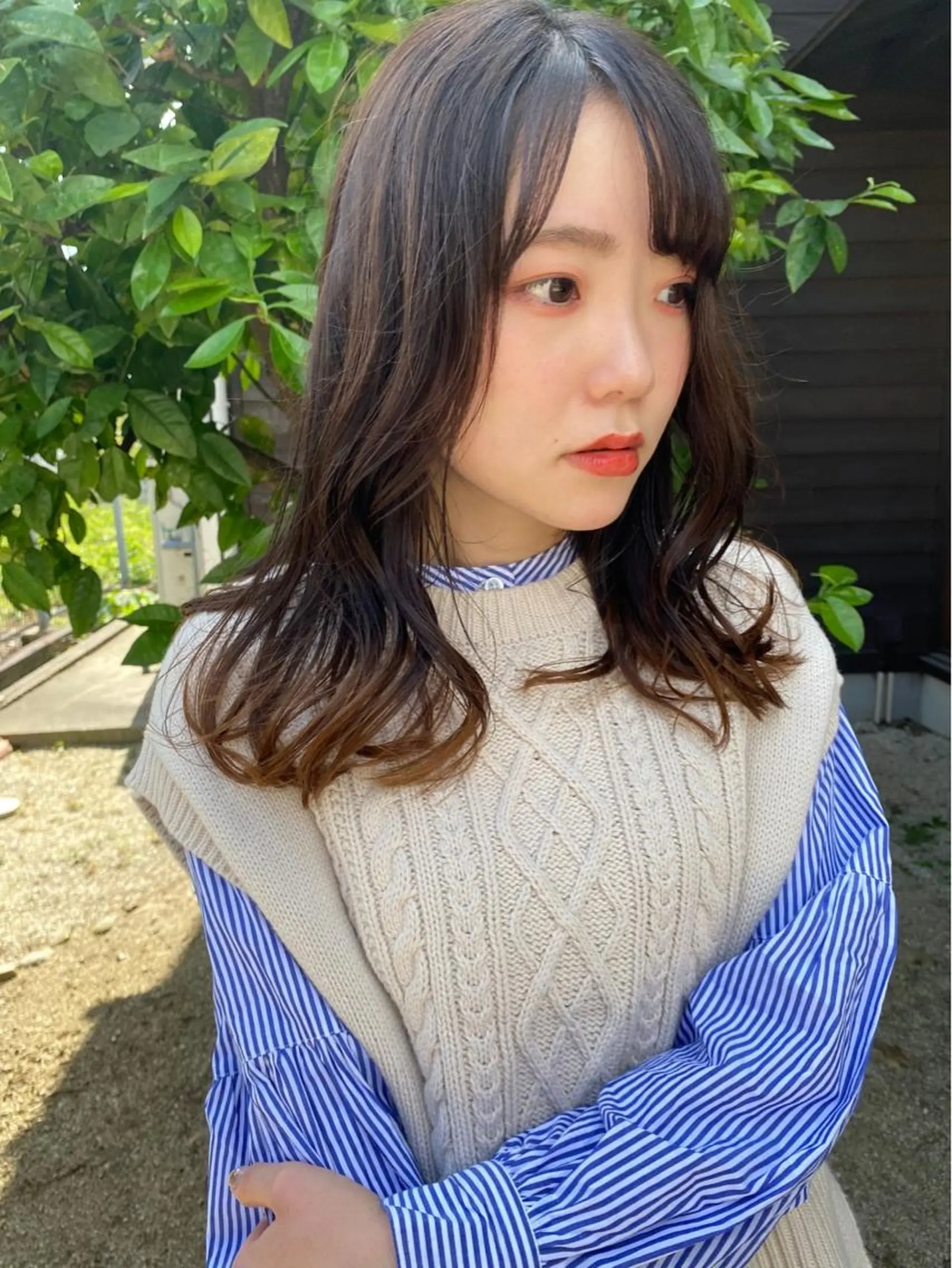 ロング 藤井 沙季のヘアスタイル