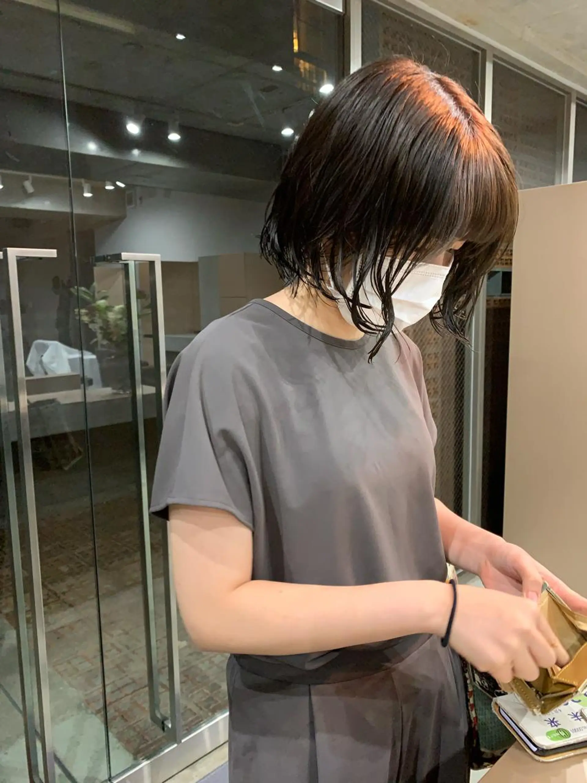 パーマ ボブパーマコテ巻き風 パーマNo1深江秀平のヘアスタイル