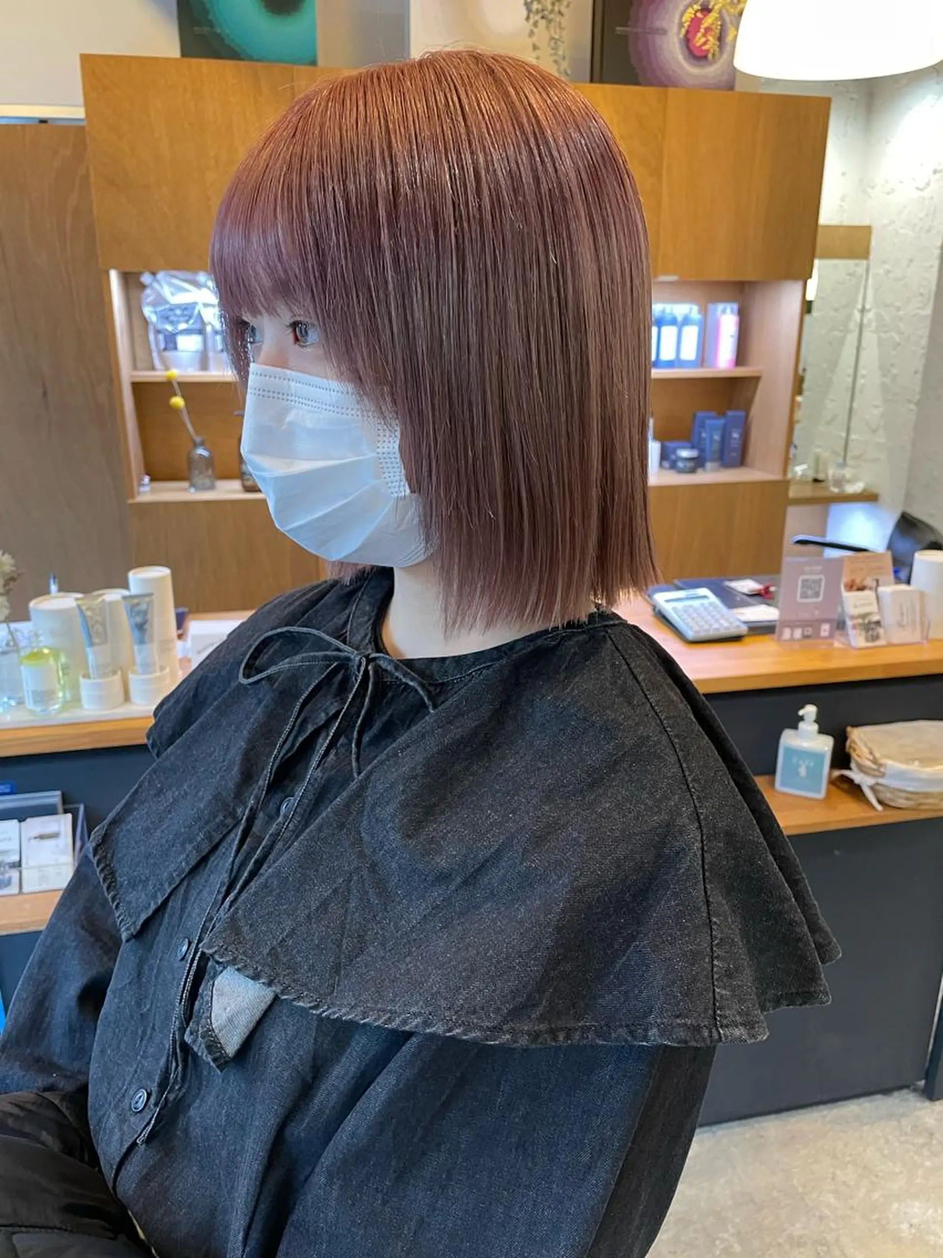 ショート カラー カット ヘアカラー トリートメント 🌿レイヤーボブ/パ ーマ🌿　木梨健太のヘアスタイル