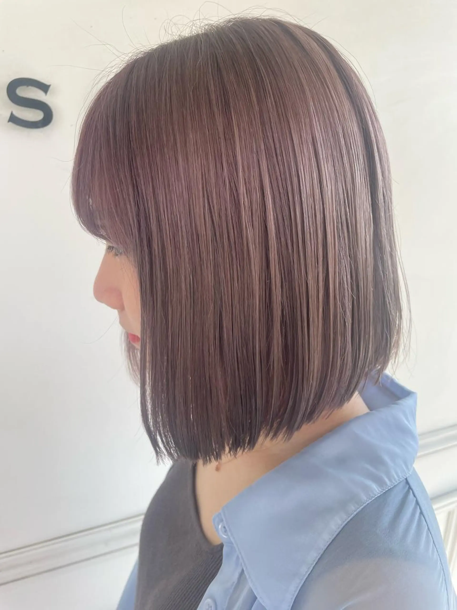 ショート カラー ヘアカラー SARA古賀店 かすみ🐬🩵のヘアスタイル