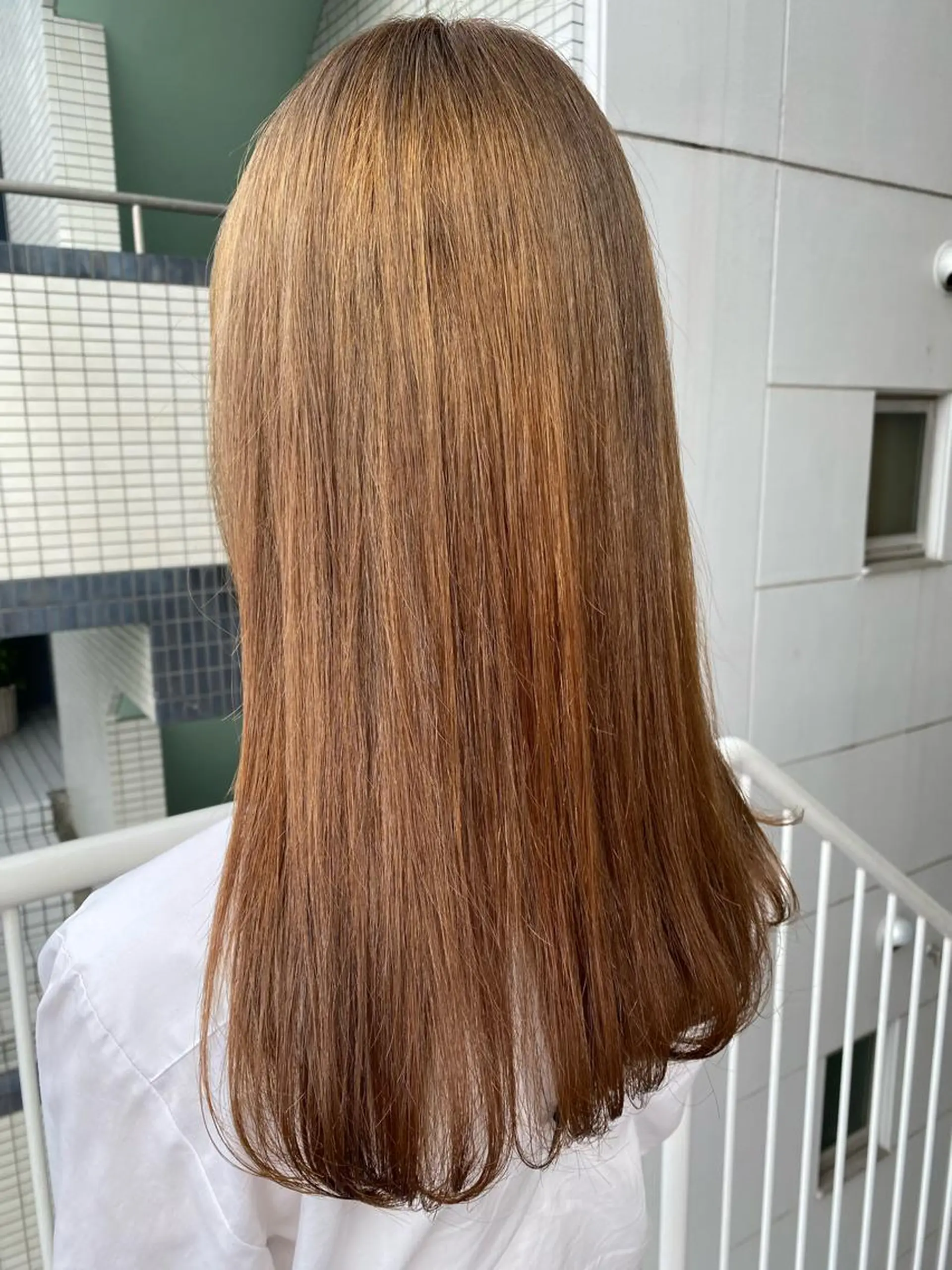 ロング カラー ベージュカラー グレージュ/透明感/ 韓国ヘア/RISAのヘアスタイル