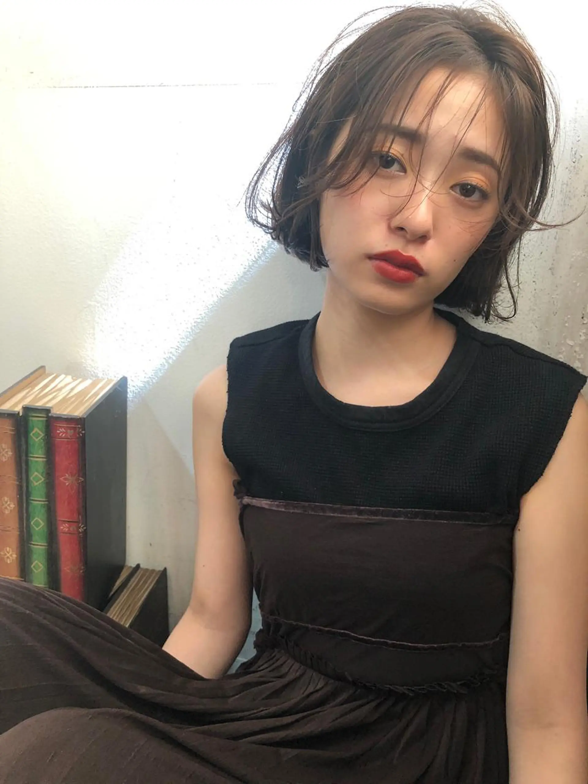 ショート カラー ショート/ボブ専門 宮脇美奈/南船場のヘアスタイル