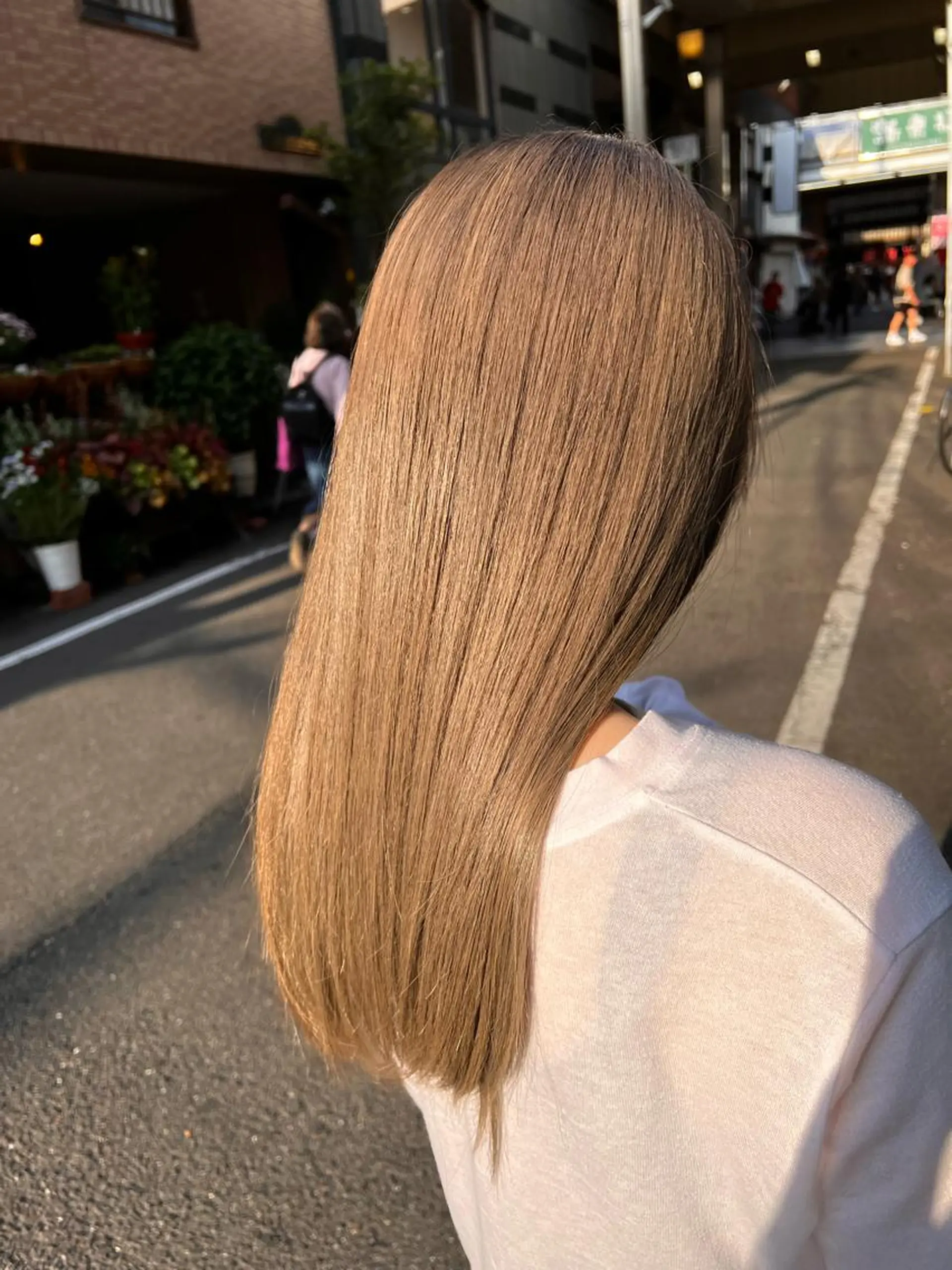 ミディアム カラー パーマ ヘアアレンジ キッズ ネイル マツエク・マツパ アイブロウ ヘアカラー 堀井 凌平のヘアスタイル