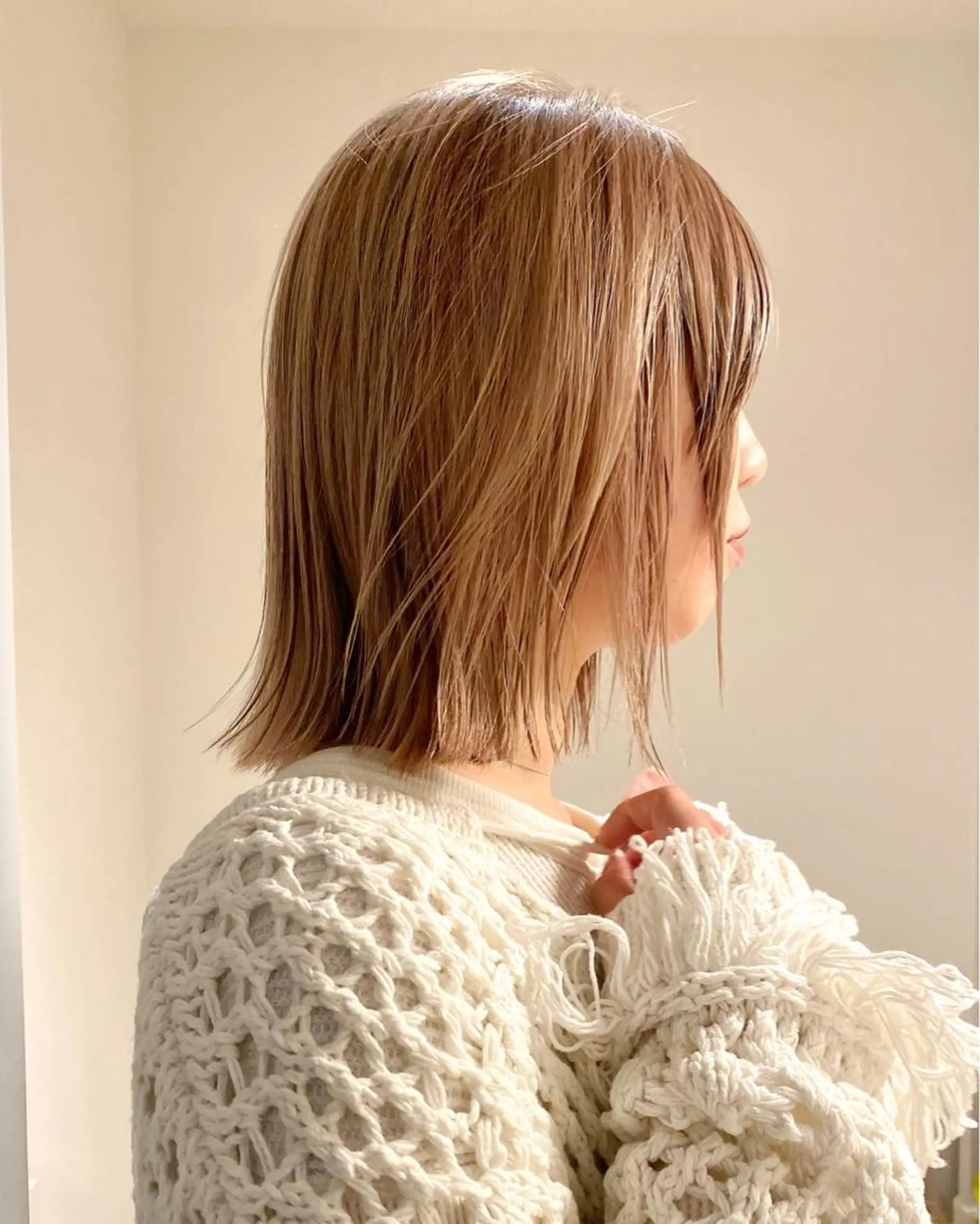 ミディアム Hair & make Lamp所属・梅田のブリーチ特化 美容師KAI🥰のヘアスタイル