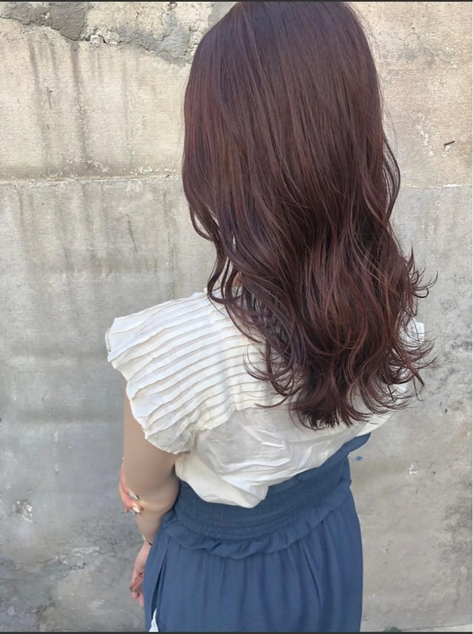 セミロング カラー 縮毛矯正×髪質改善 小笠原大樹のヘアスタイル