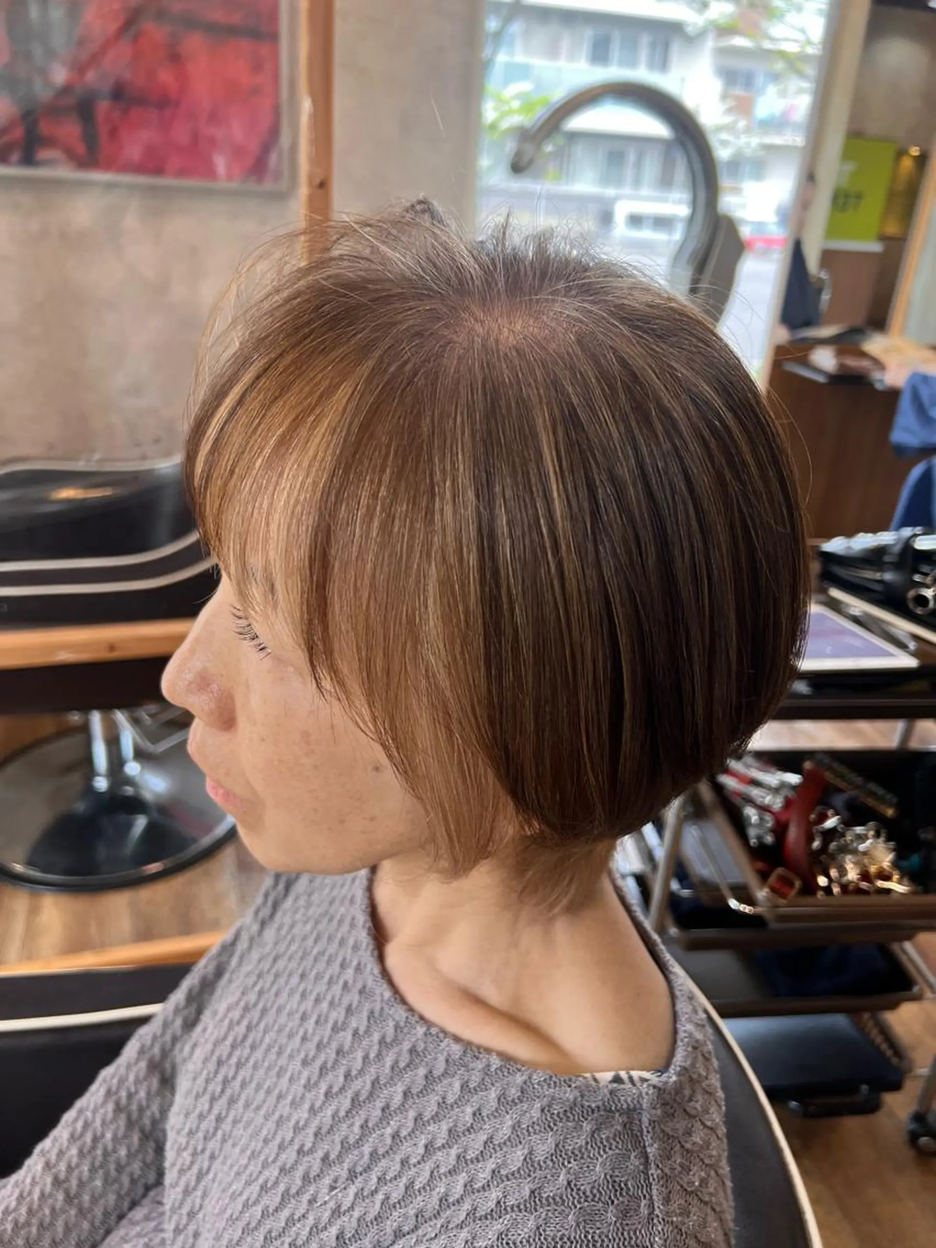 ミディアム カラー カット ヘアカラー 🌻井上 マリー🌻のヘアスタイル