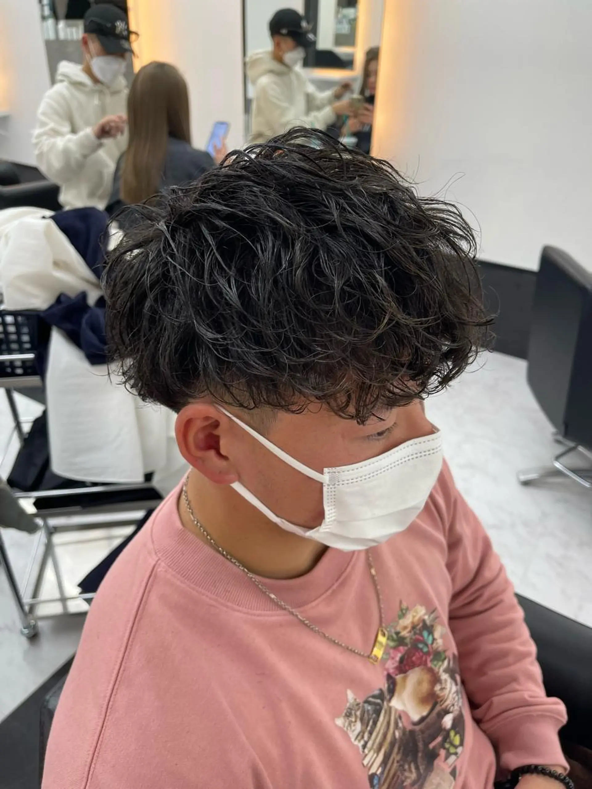 ショート パーマ メンズ 𝐑𝐲𝐮𝐤𝐢 【店長】ALEAPのヘアスタイル