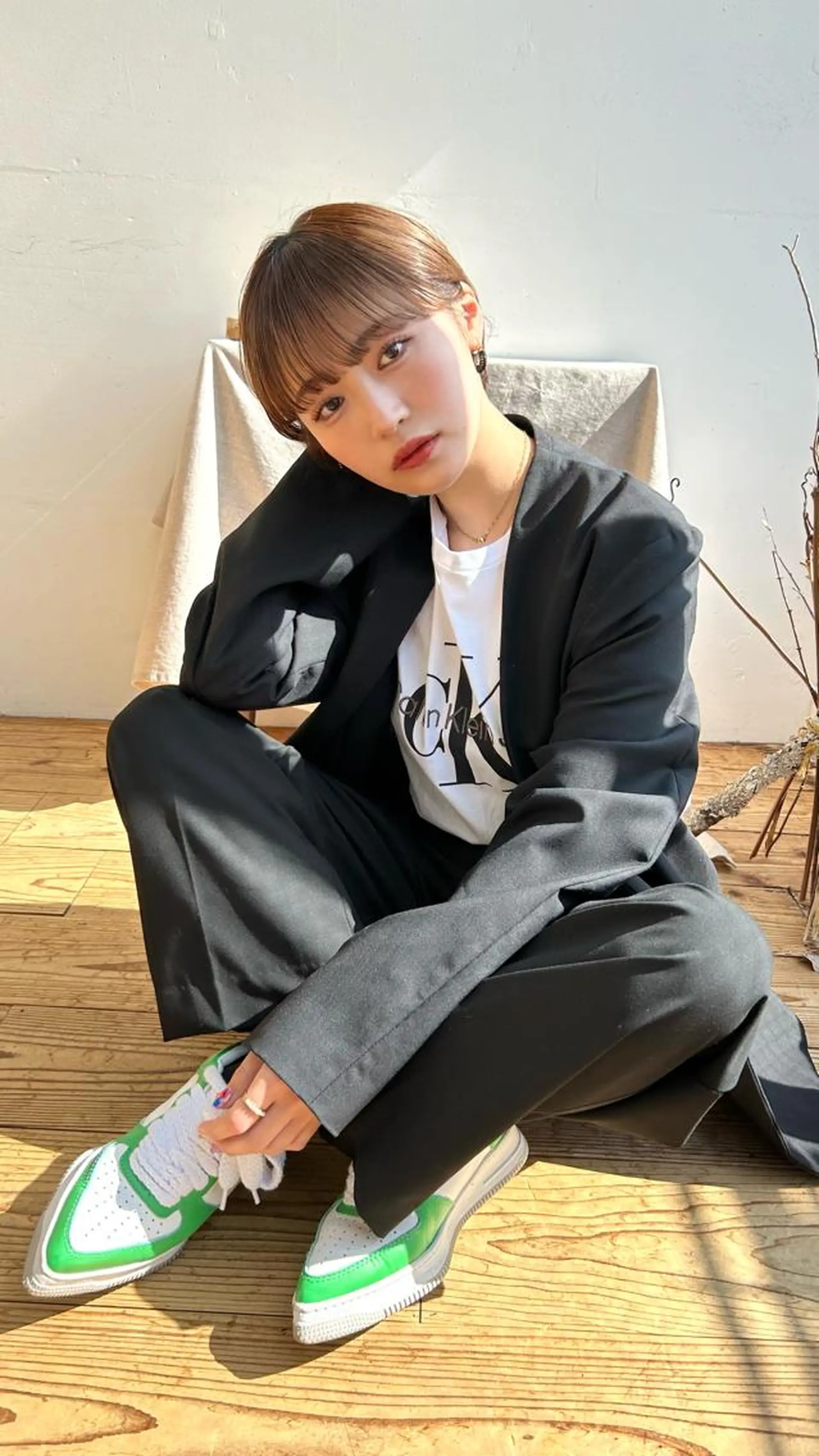 ショート カラー カット ヘアカラー トリートメント mood tatemachiのヘアスタイル