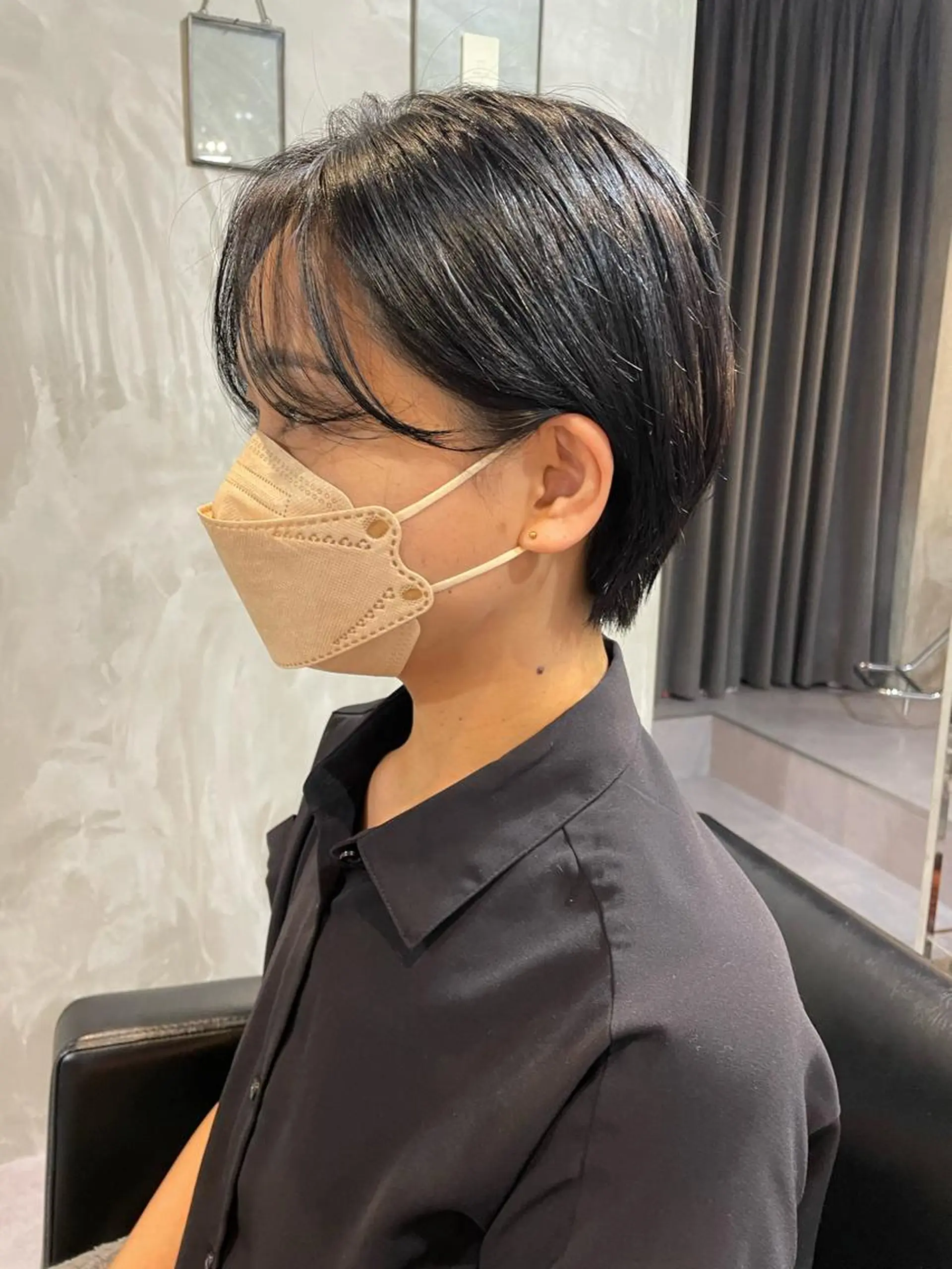 ショート カット ヘアカラー ヤマモト マイのヘアスタイル