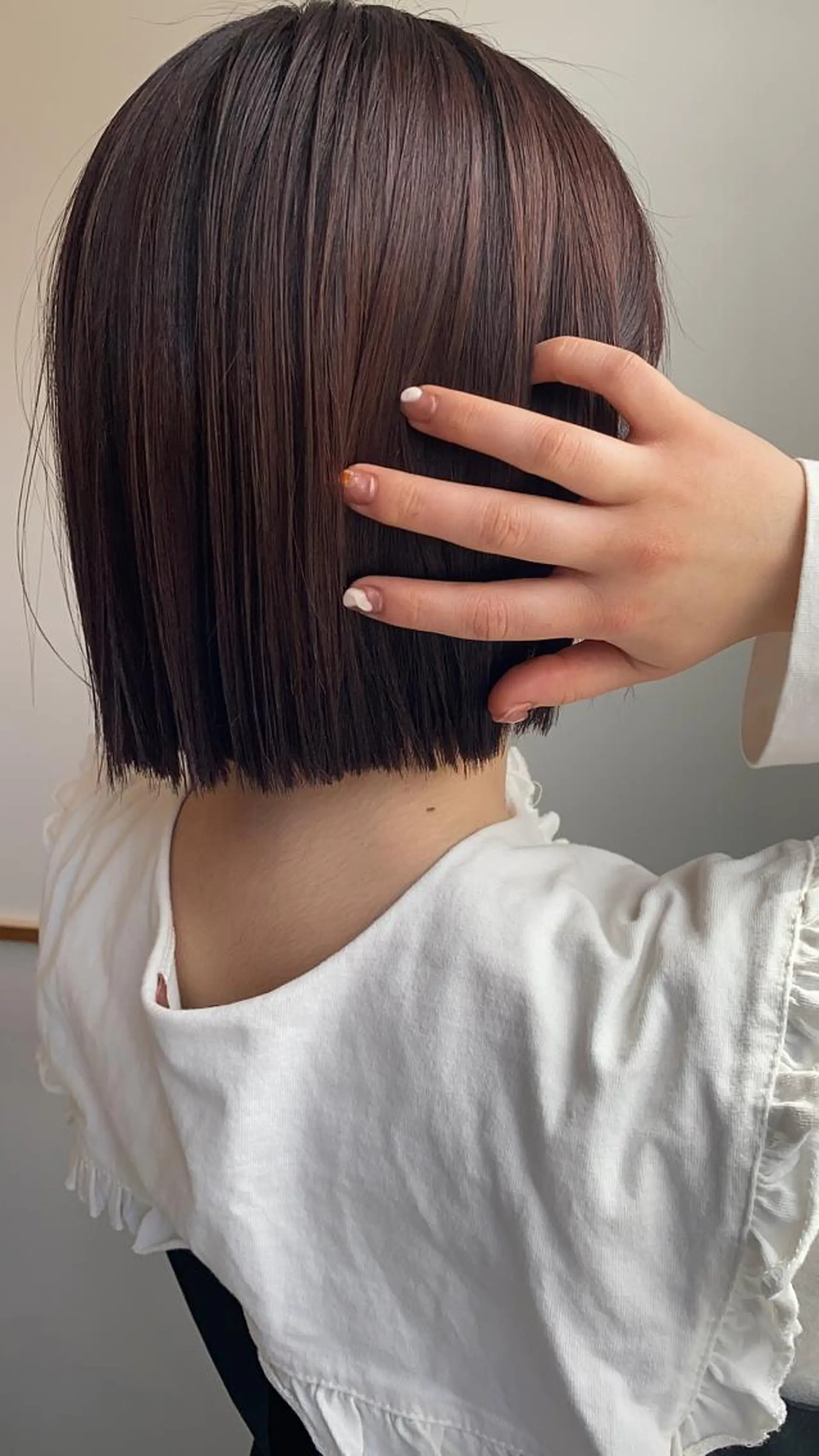 ショート 切りっぱなしボブ ボブ LATTE  渋谷所属・♡レイヤーカット れお♡のヘアスタイル