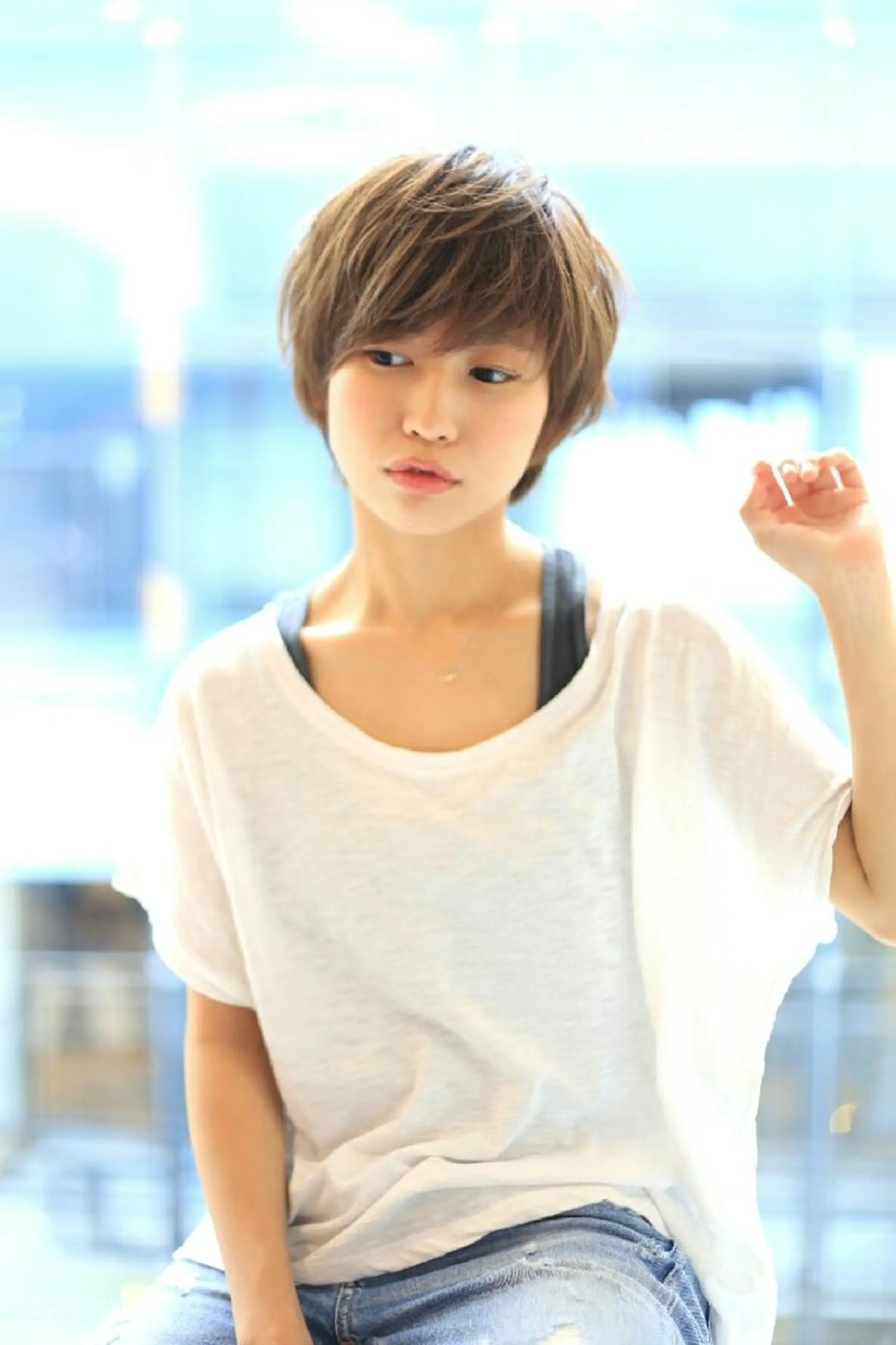 ショート アッシュ ショートヘア 高橋 亮/ショートカットのヘアスタイル