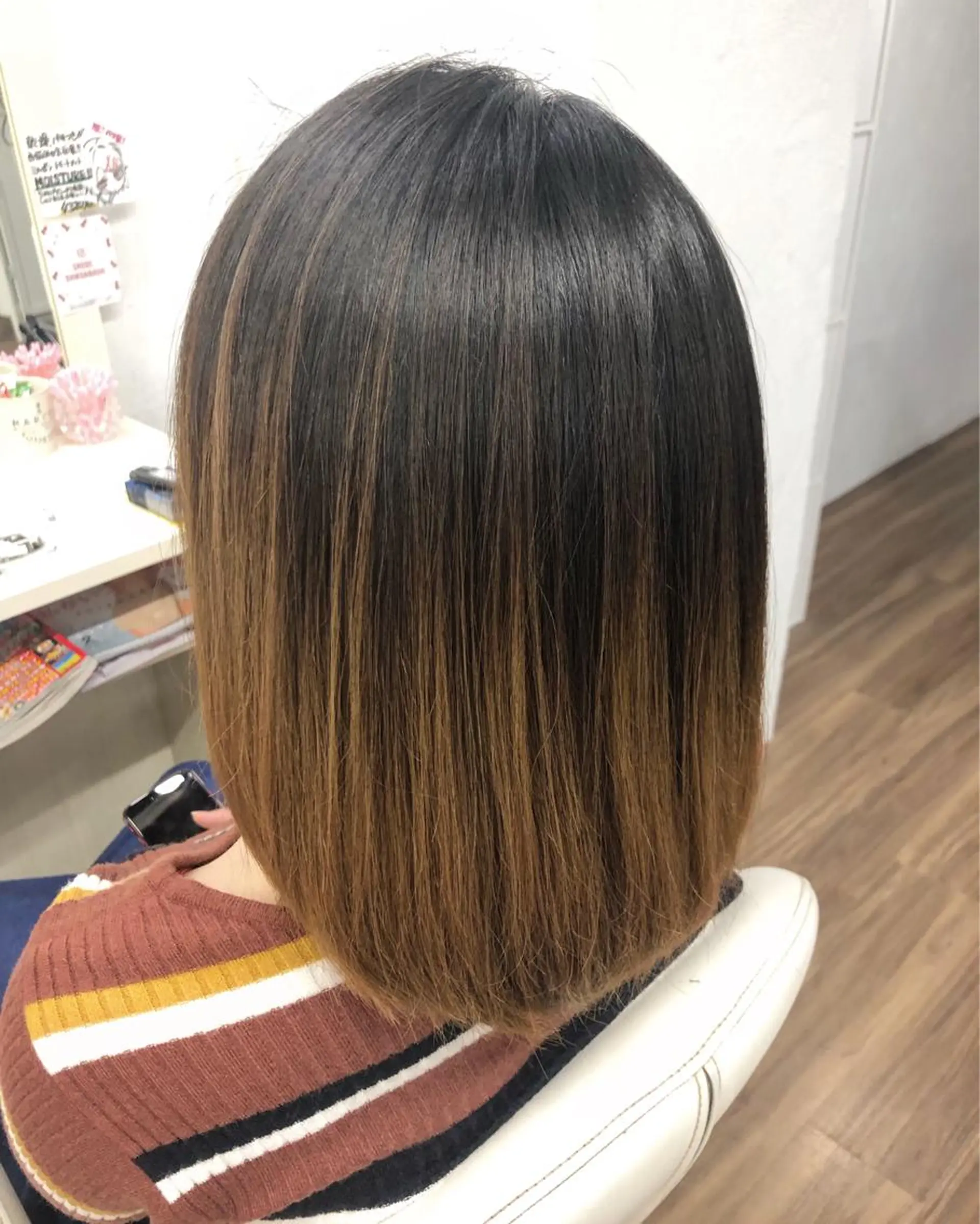 ミディアム カラー ヘアカラー トリートメント GROSS所属・正木 彩音のヘアスタイル