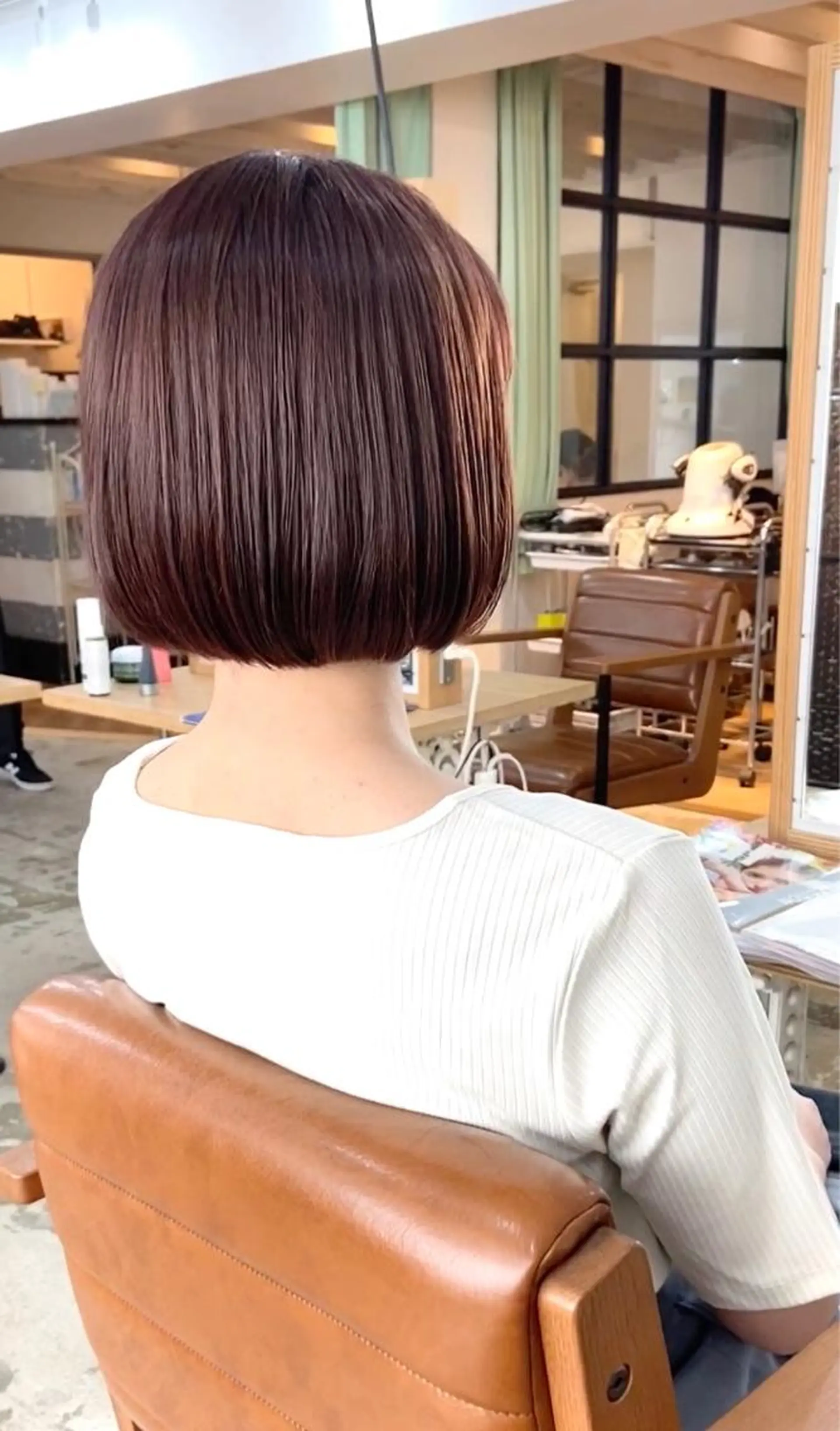 カラー ボブ ショートヘア、ボブ こやさん　コヤマのヘアスタイル