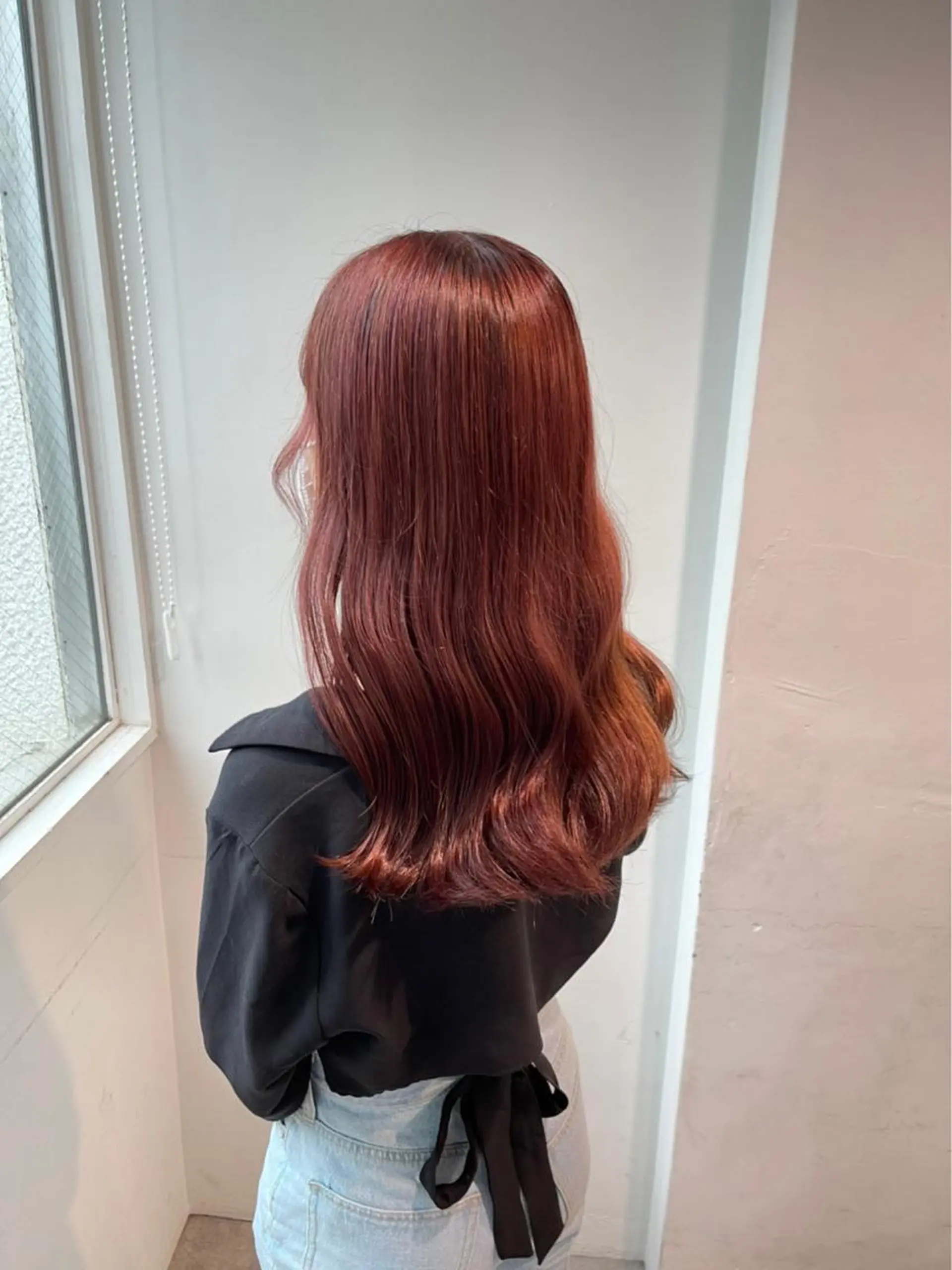 ロング トレンドモテカラー 🩷色落ちまで可愛くのヘアスタイル