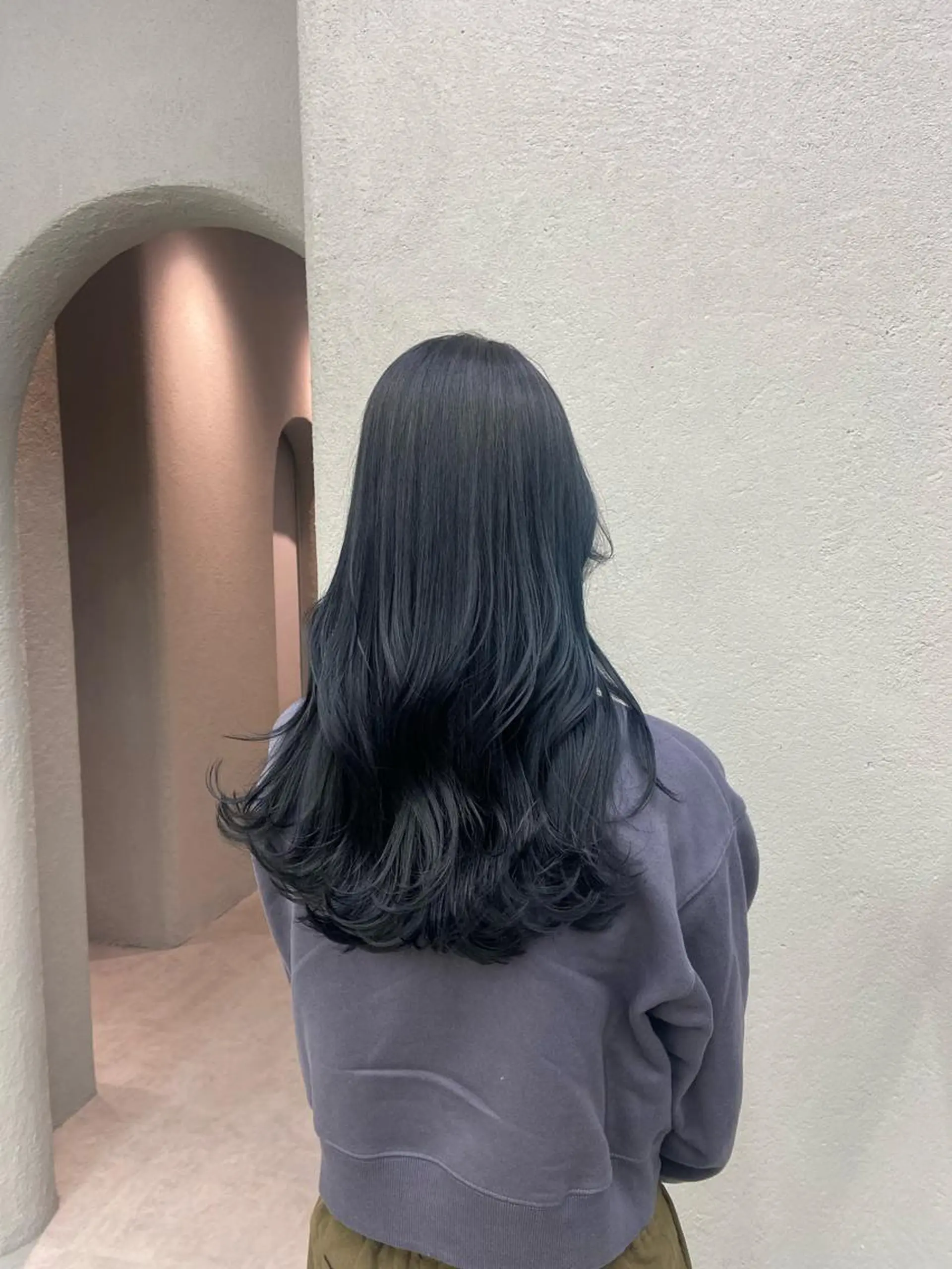 ロング カラー 高松 沙耶のヘアスタイル