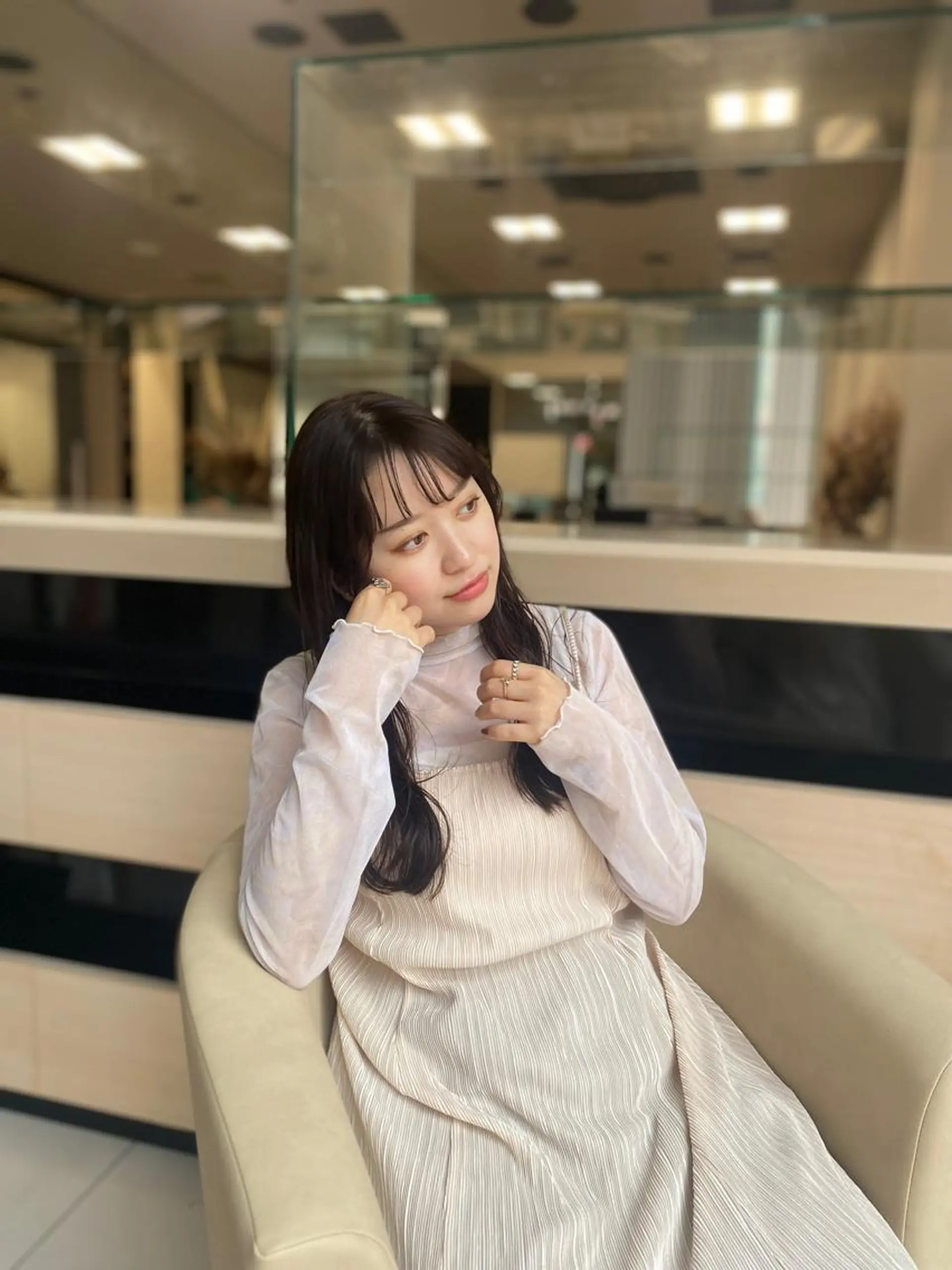 ロング カット ヘアカラー トリートメント ‎‪🩰 艶髪美髪 shiori🫧のヘアスタイル