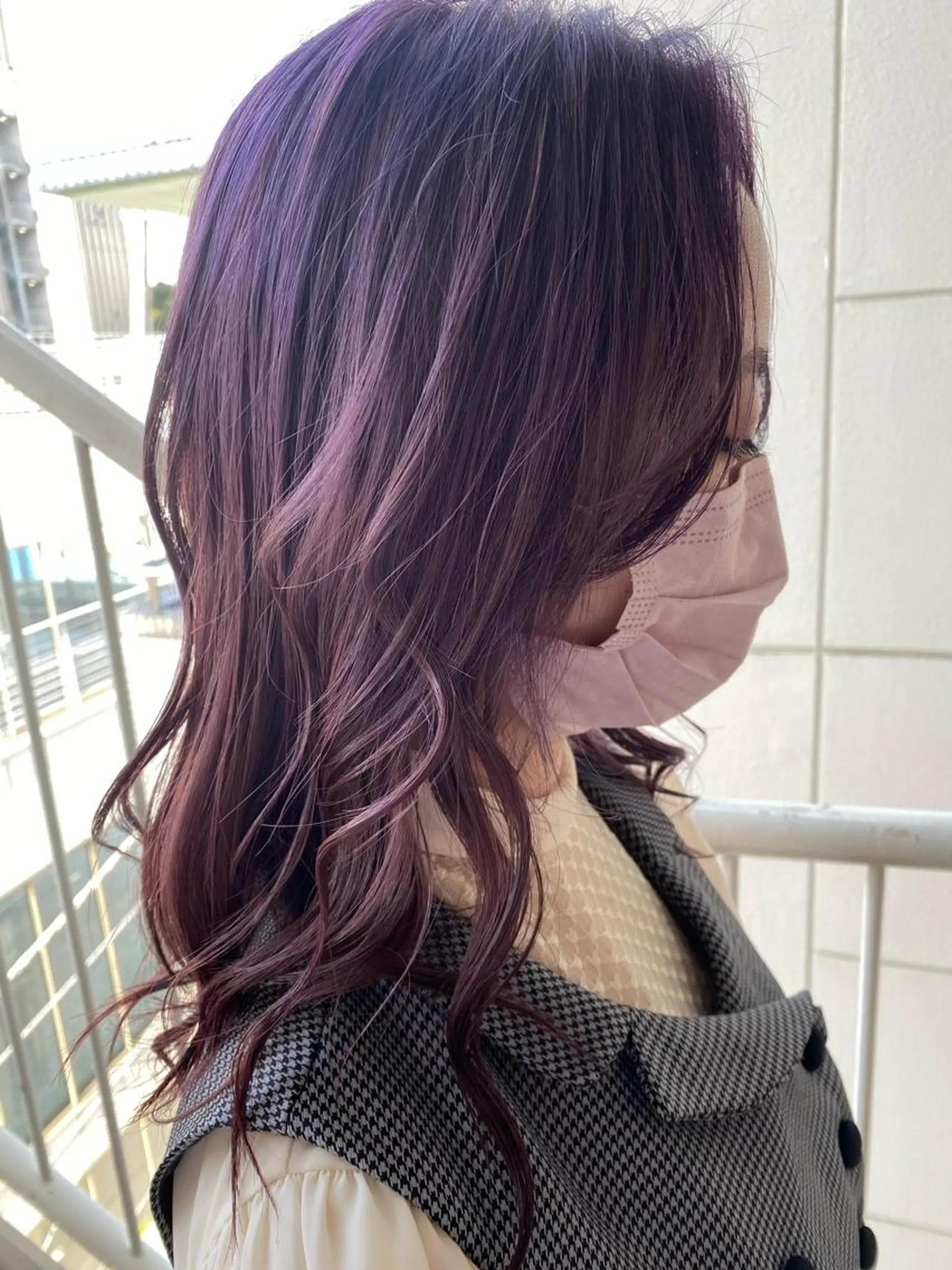セミロング カラー グレージュ/透明感/ 韓国ヘア/RISAのヘアスタイル