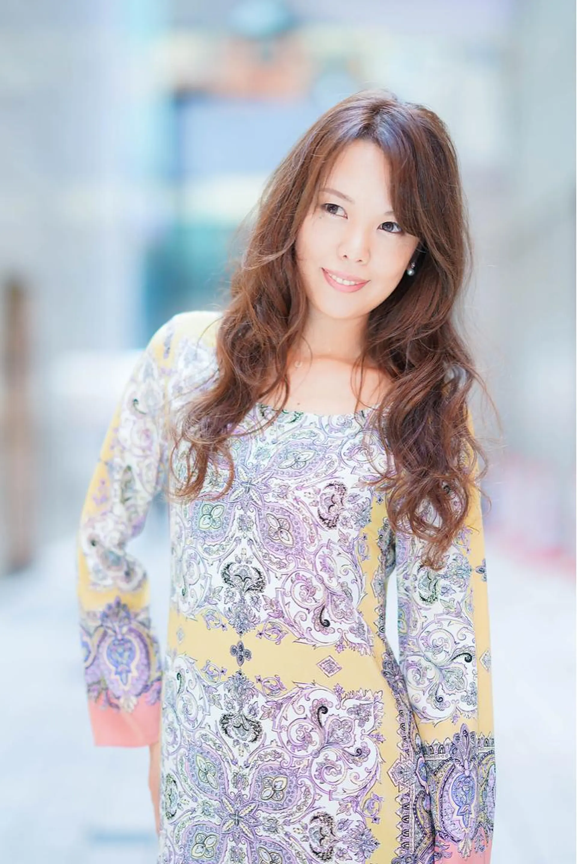 ロング 能登谷 きよのヘアスタイル