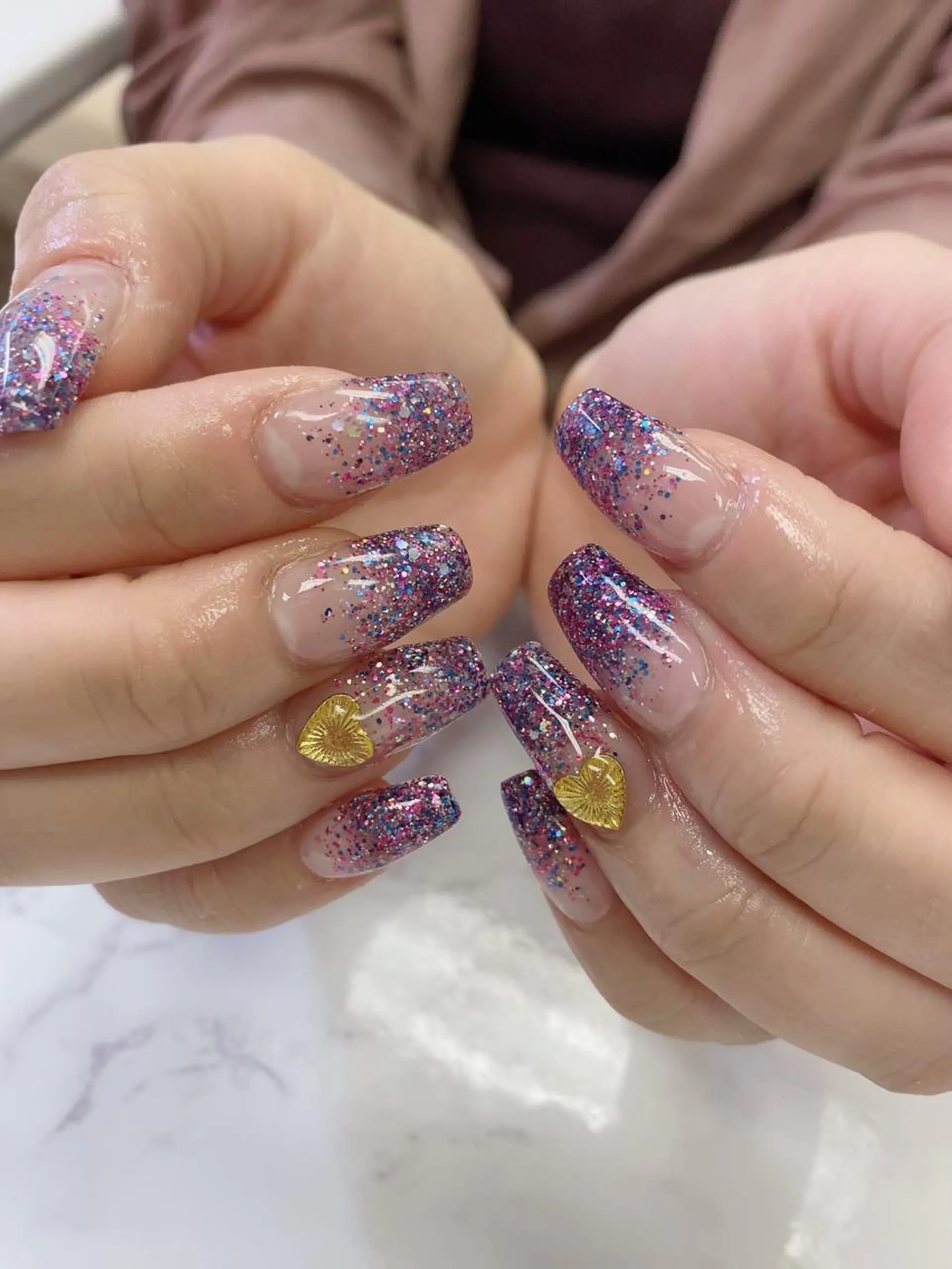 セミロング ハンドネイル JNA認定講師🌸 RIEのネイルデザイン