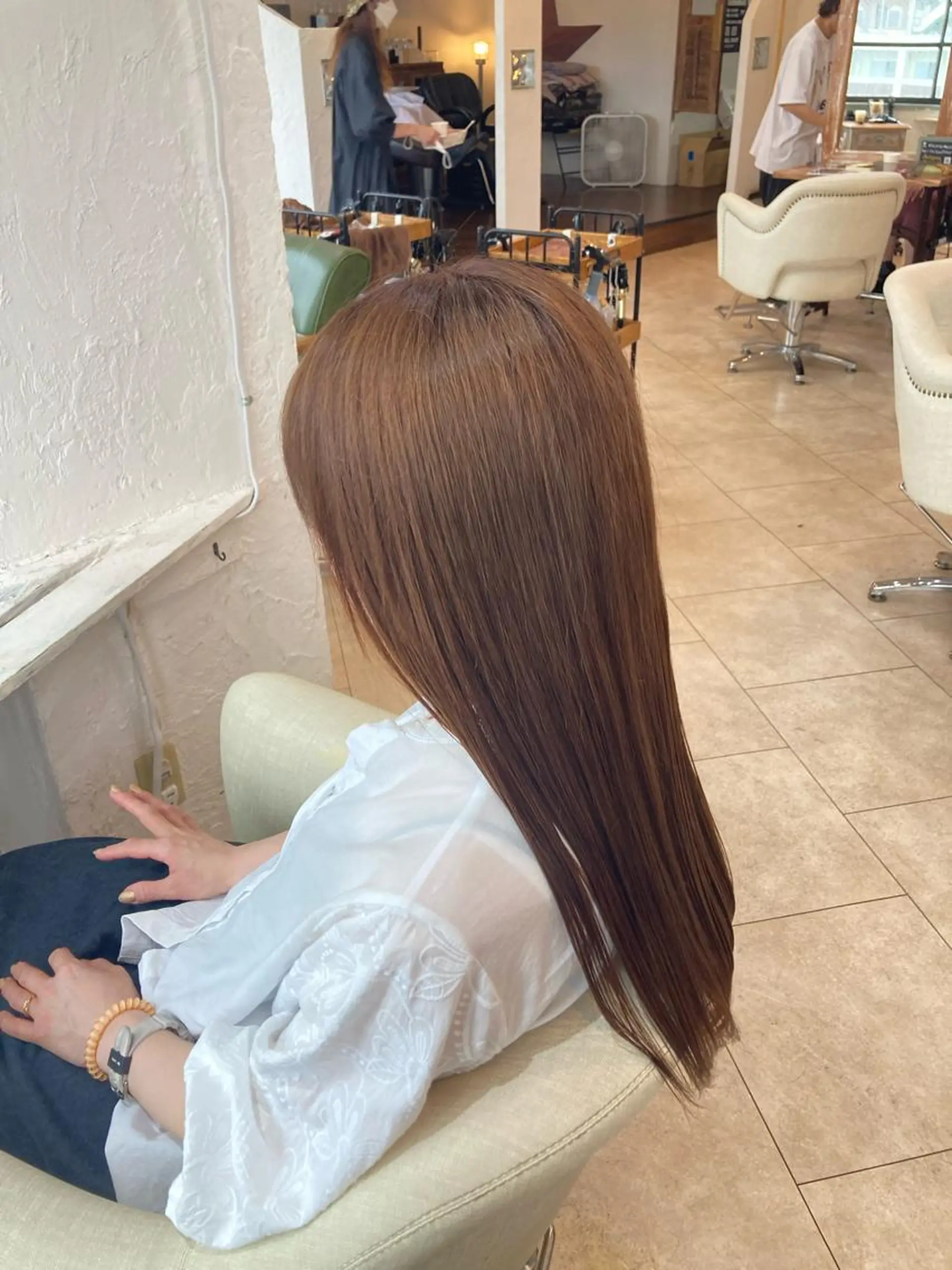 ロング カラー スパイキー/ ピンパーマ/緑川雄也のヘアスタイル