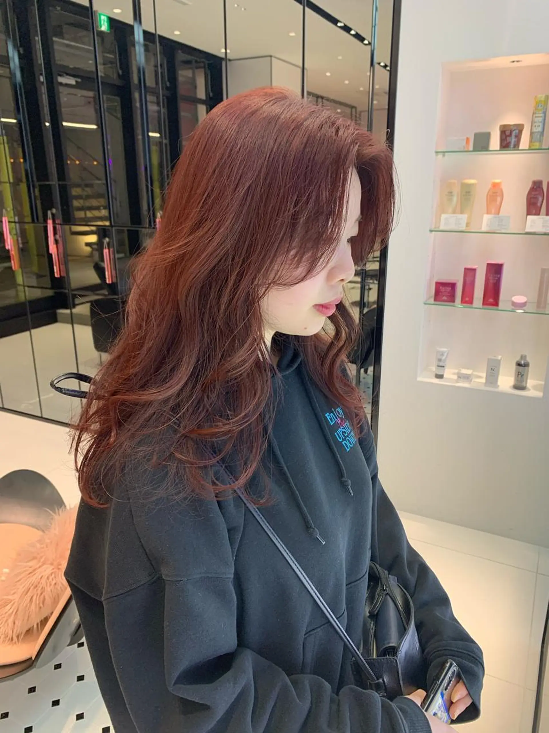 ロング カラー ハッシュカット/ハイ トーン/MANAMIのヘアスタイル