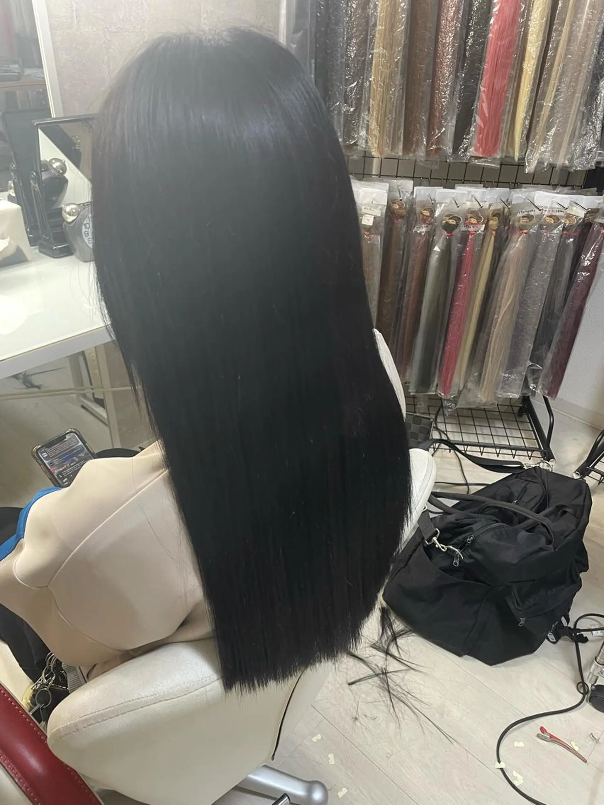 ロング ハイライト エクステ ドレスアップ南草津所属・🫧ドレスアップ 南草津店🫧のヘアスタイル