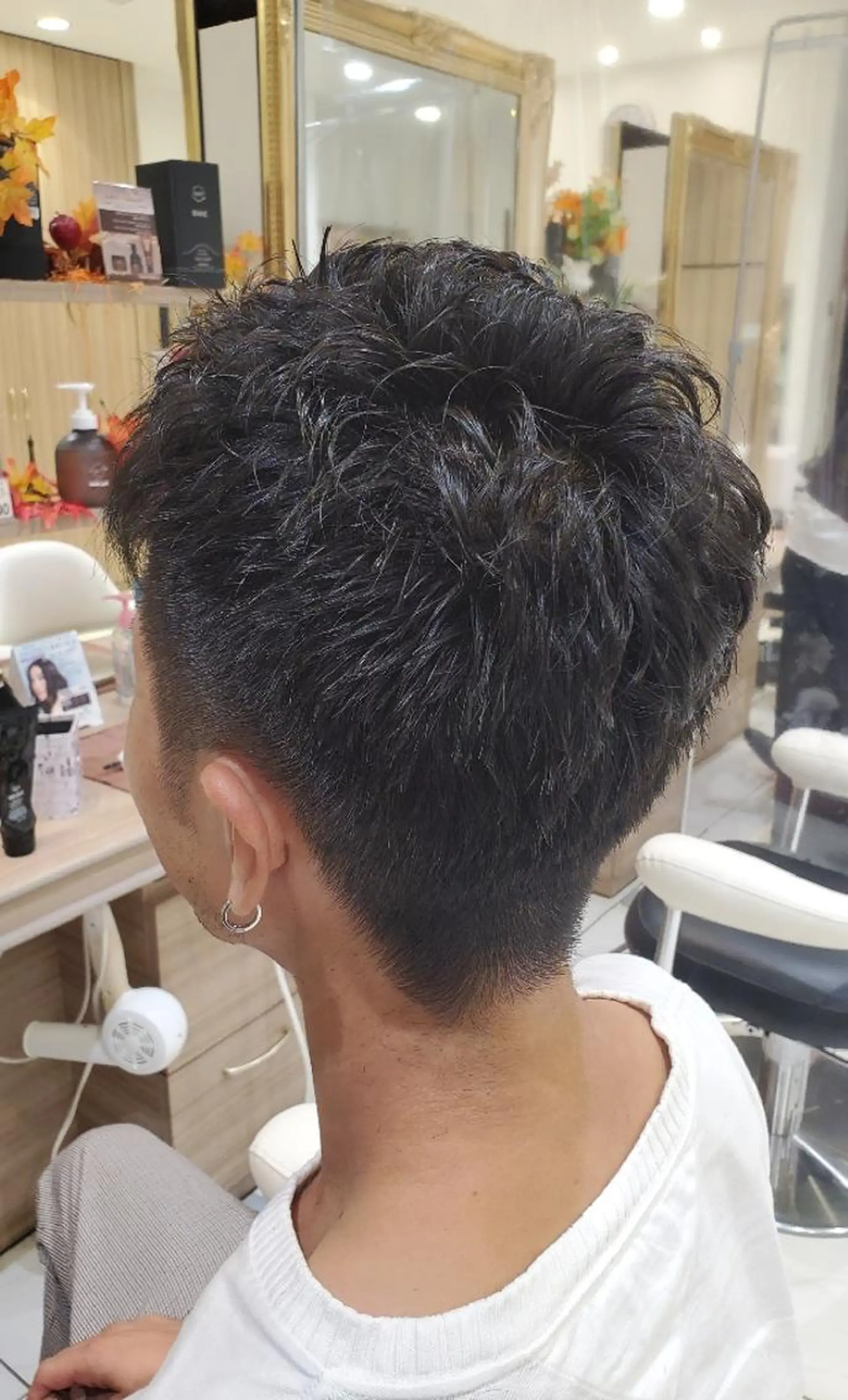 ショート 鶴見で縮毛矯正なら 田中 瞬のヘアスタイル