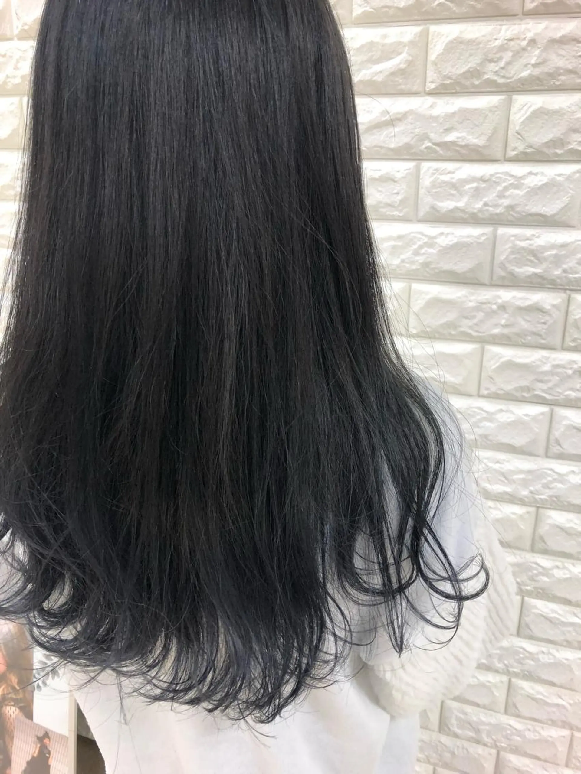 ロング カラー ブルーカラー グラデーションカラー 似合わせ.ﾍｱｾｯﾄ 得意🌹井上美沙のヘアスタイル