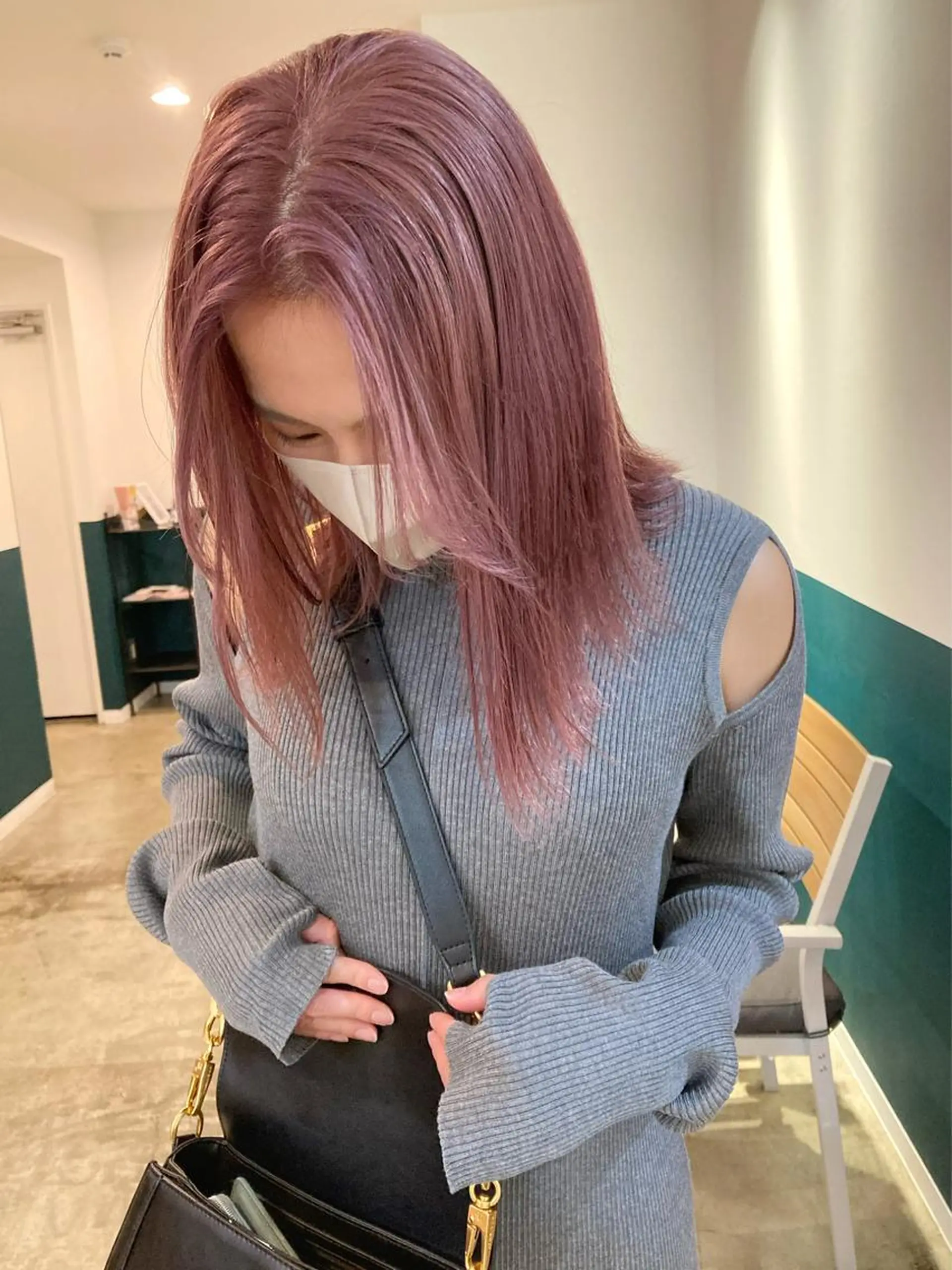 ミディアム ヘアカラー カラーリスト菅野 竜矢🌈のヘアスタイル