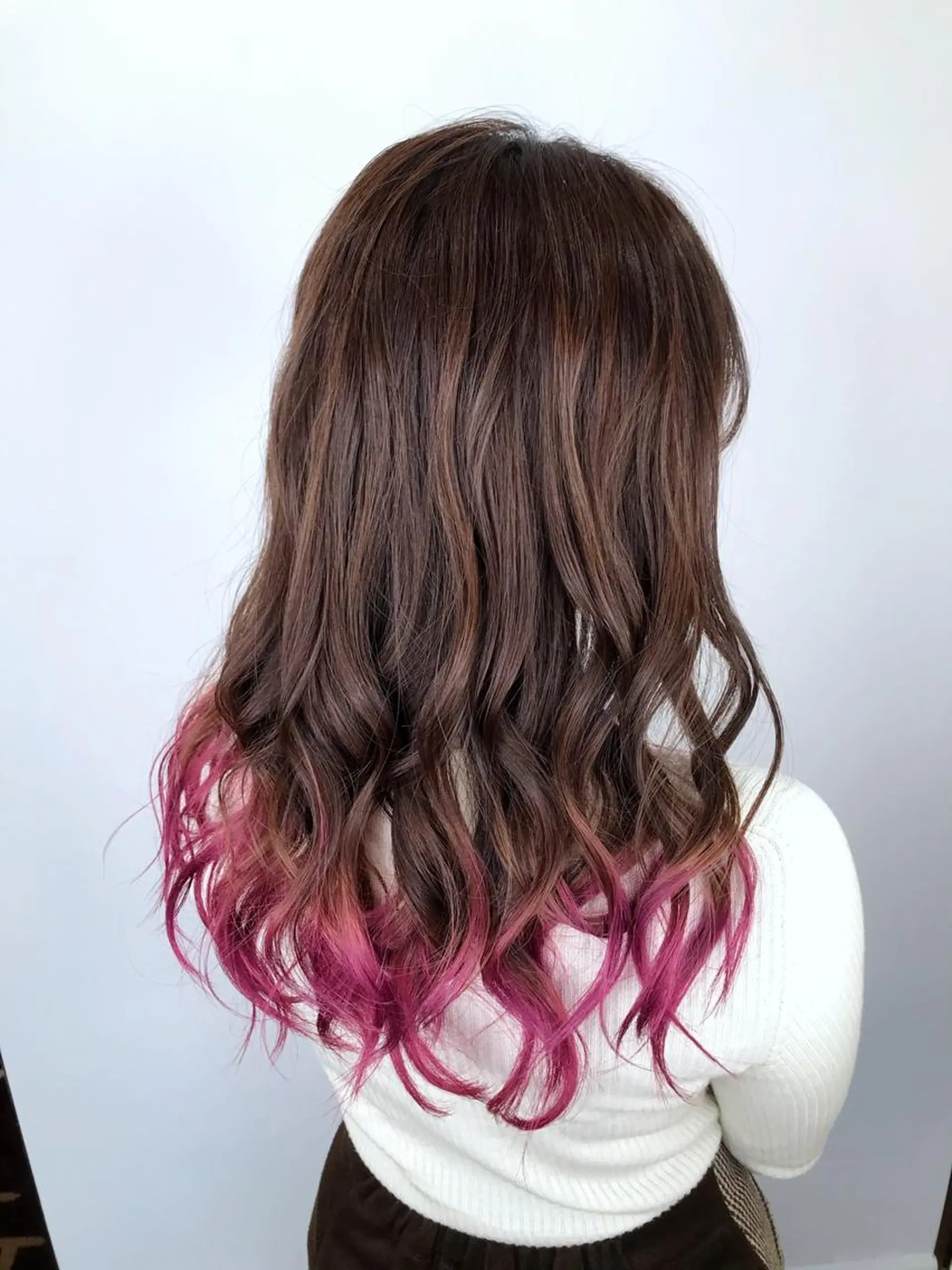 セミロング カラー カット ヘアカラー インナーカラー/ ストレート/奥野洸也のヘアスタイル