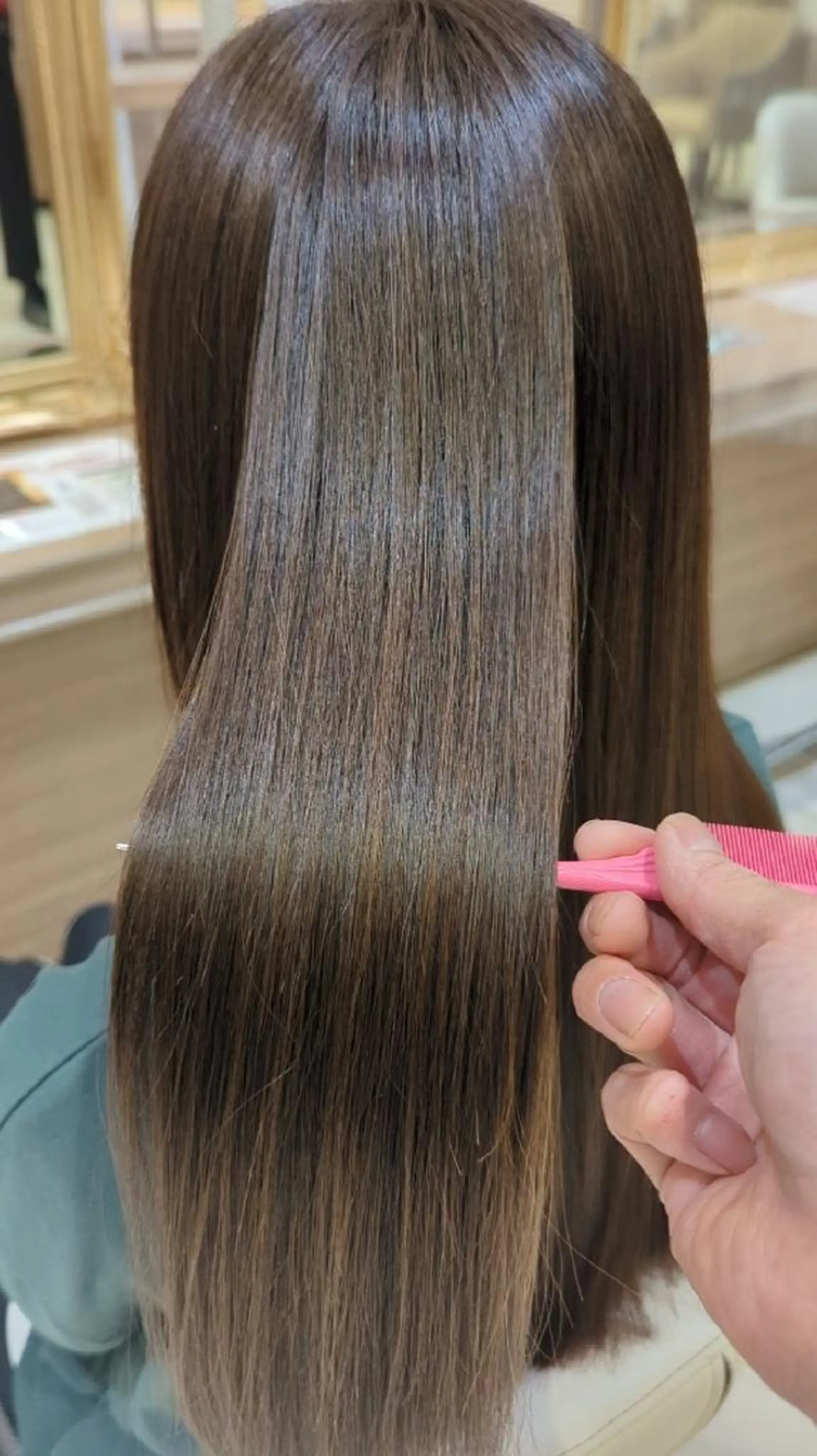 ロング 縮毛矯正 鶴見で縮毛矯正なら 田中 瞬のヘアスタイル