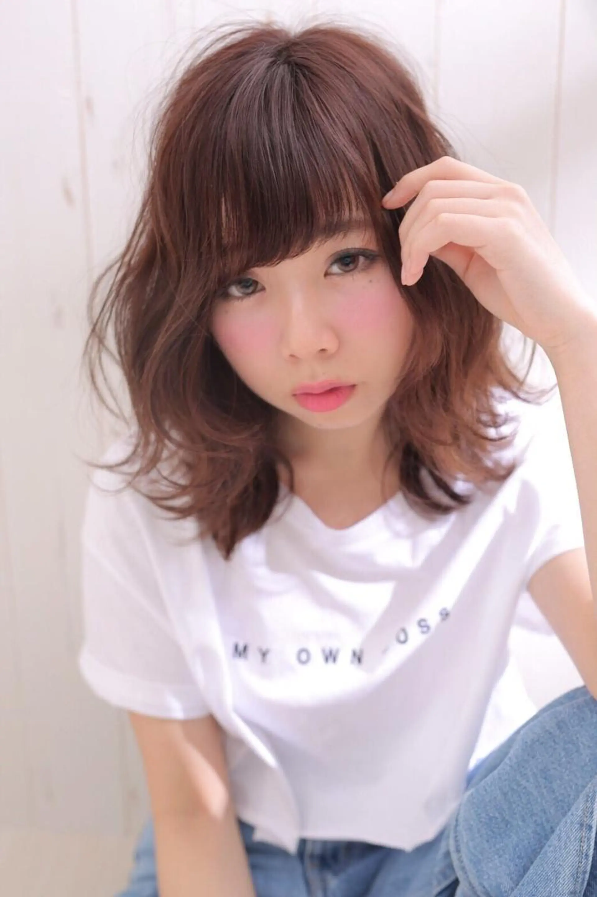 ミディアム 指名支持率NO.1 スタイリストのヘアスタイル