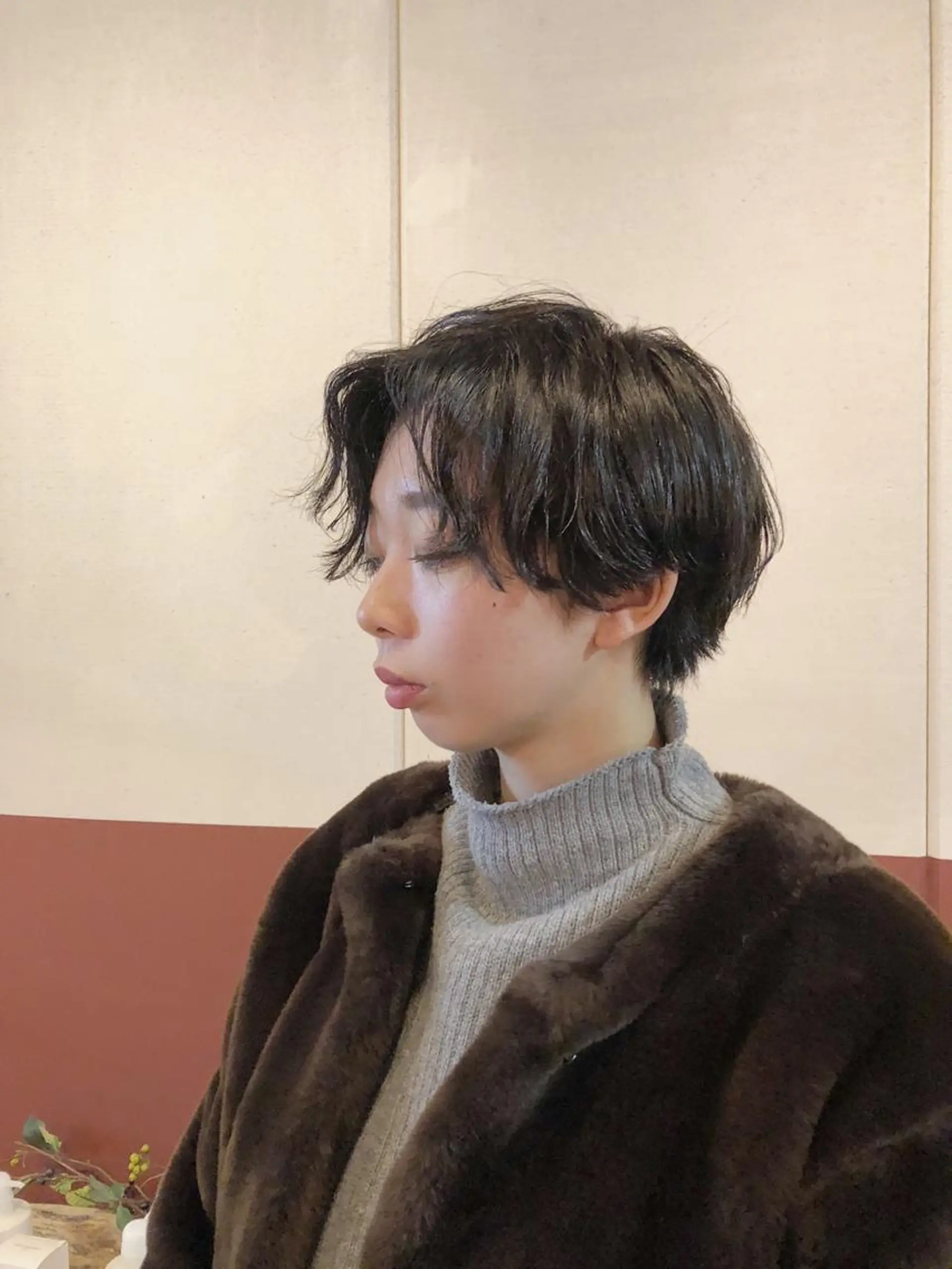 ショート カット パーマ トリートメント ノグチ ユウキ/ボブのヘアスタイル