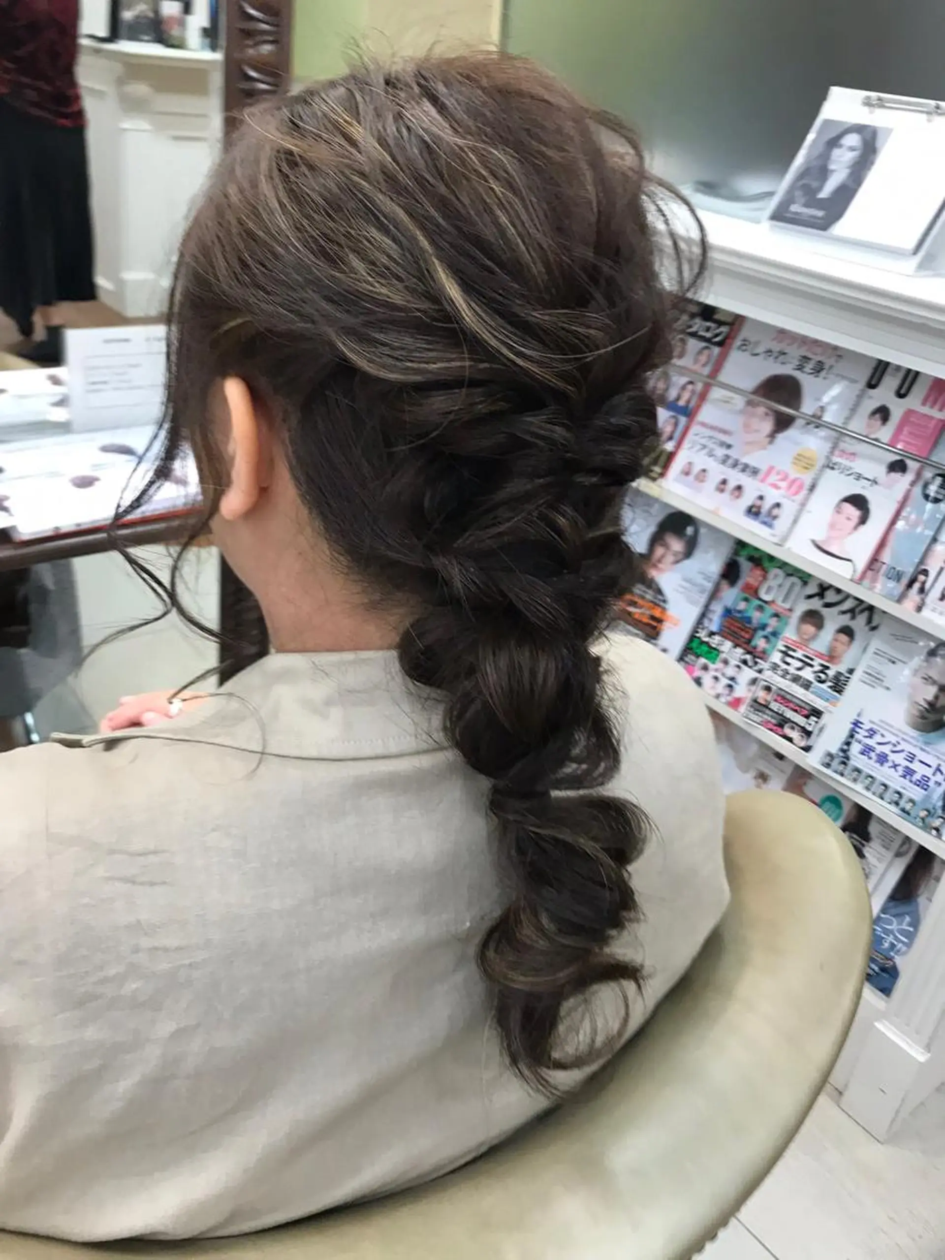 ロング ヘアアレンジ 半個室サロン/透明感 /艶髪♡岸上 温♡のヘアスタイル