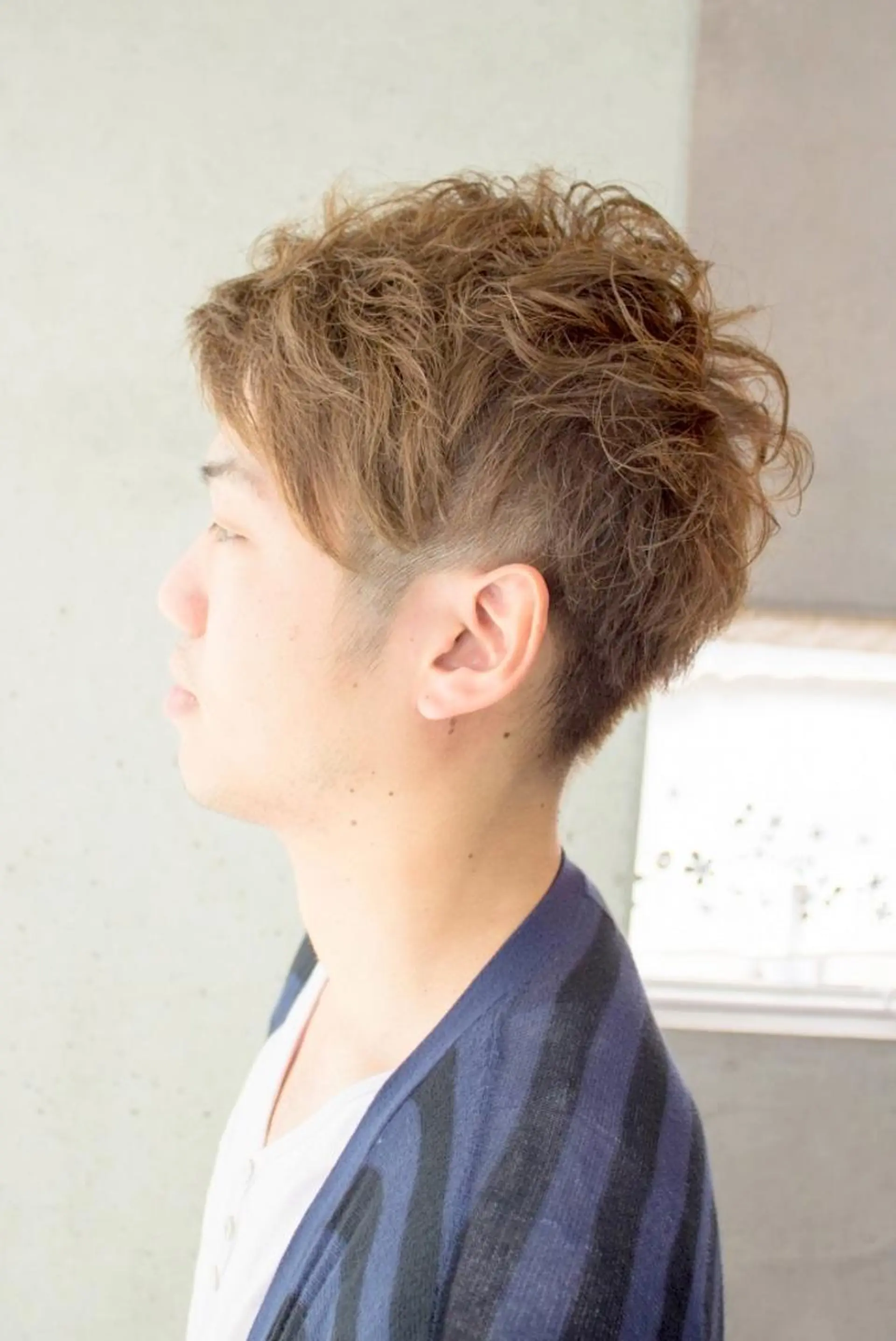 ショート カラー パーマ メンズ メンズパーマ 村上 貴徳のヘアスタイル