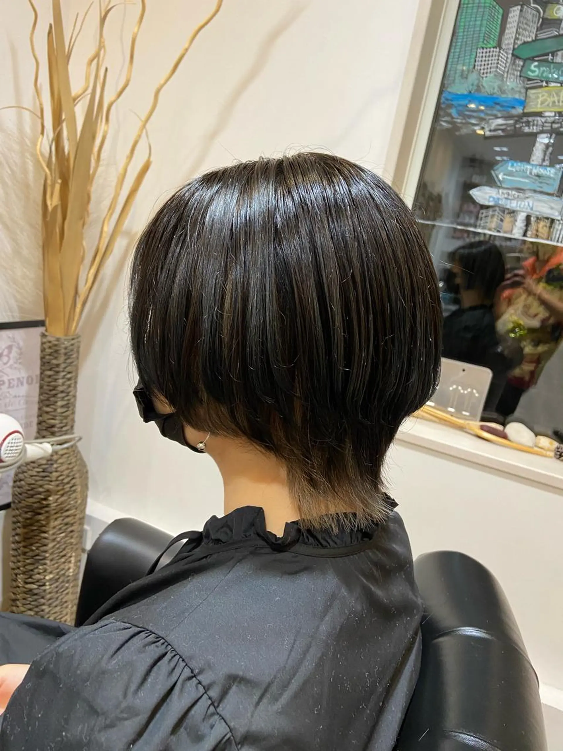 ショート カラー 🪼高評価🪼 💎柴崎の藤咲💎のヘアスタイル