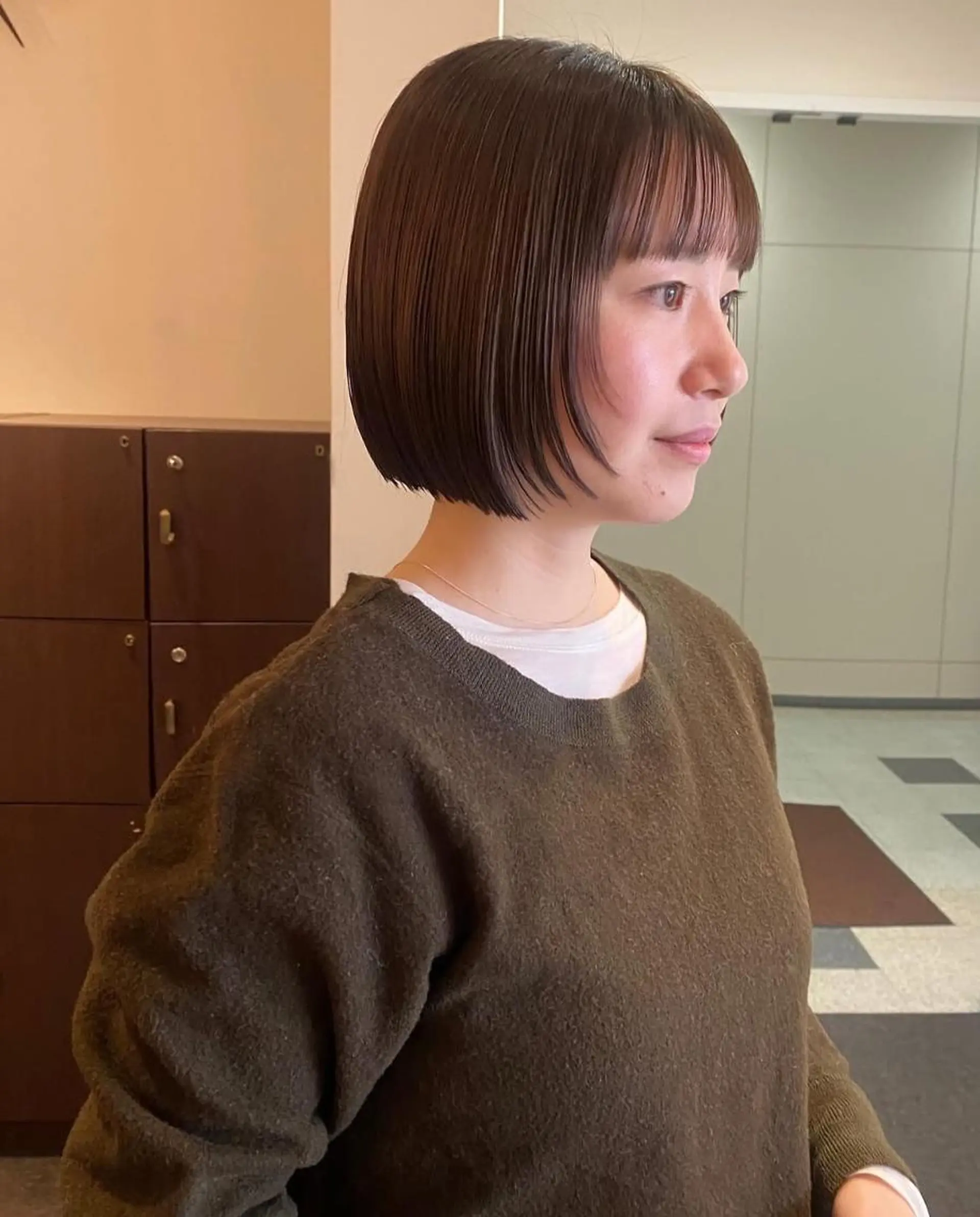 ショート カット 藤尾 萌々のヘアスタイル