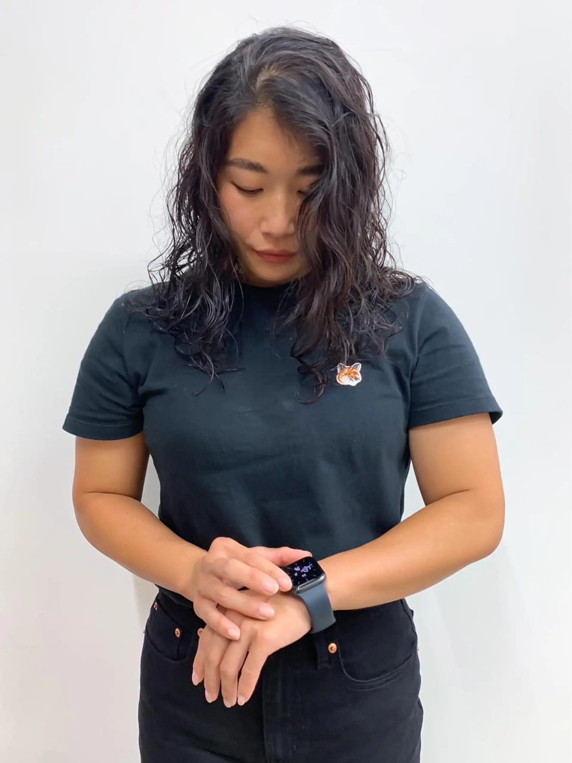 ロング パーマ 似合わせカット ケアパーマ喜来雅由のヘアスタイル