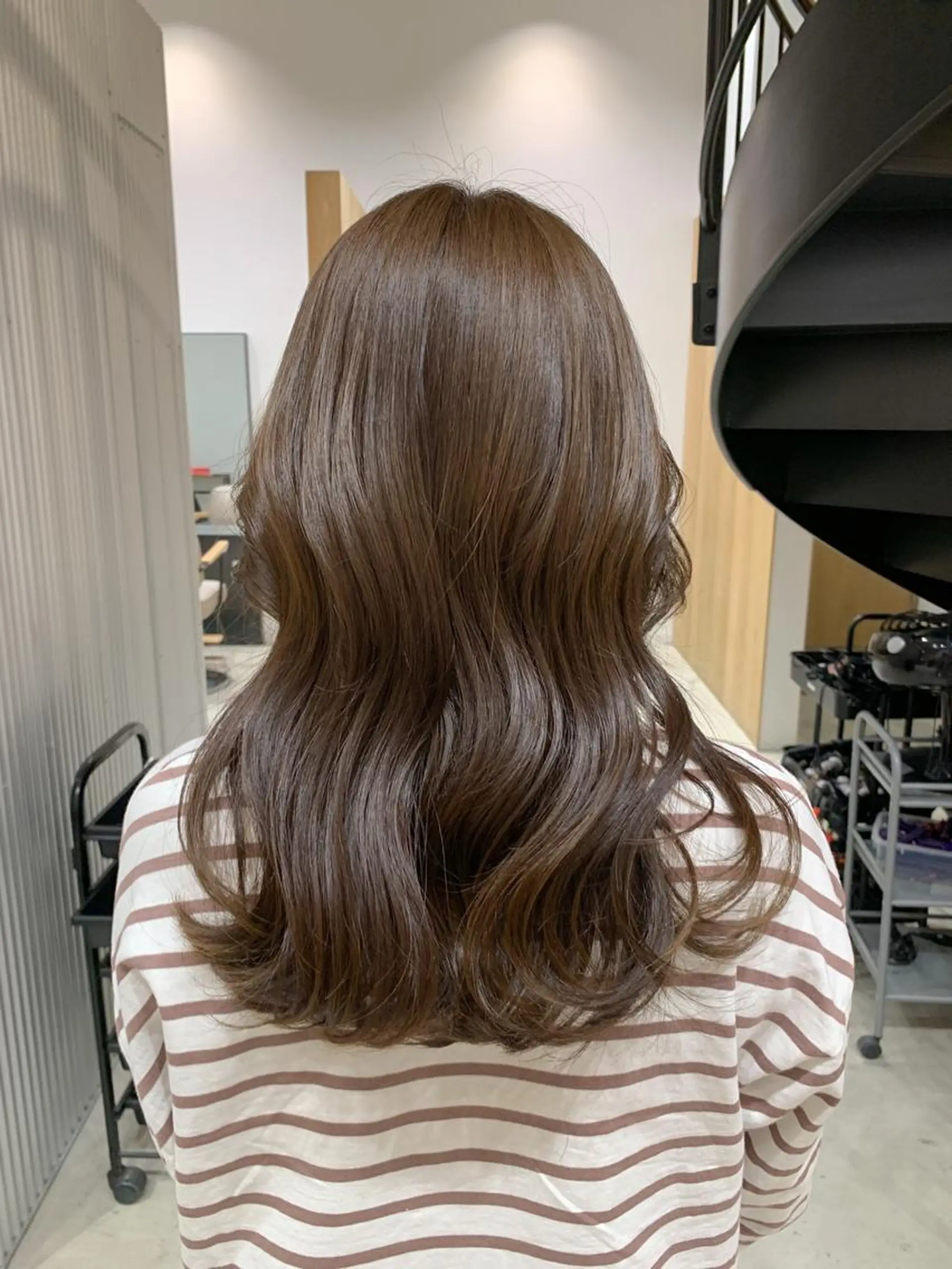 セミロング カラー ヘアアレンジ カット ヘアカラー トリートメント yuka .のヘアスタイル