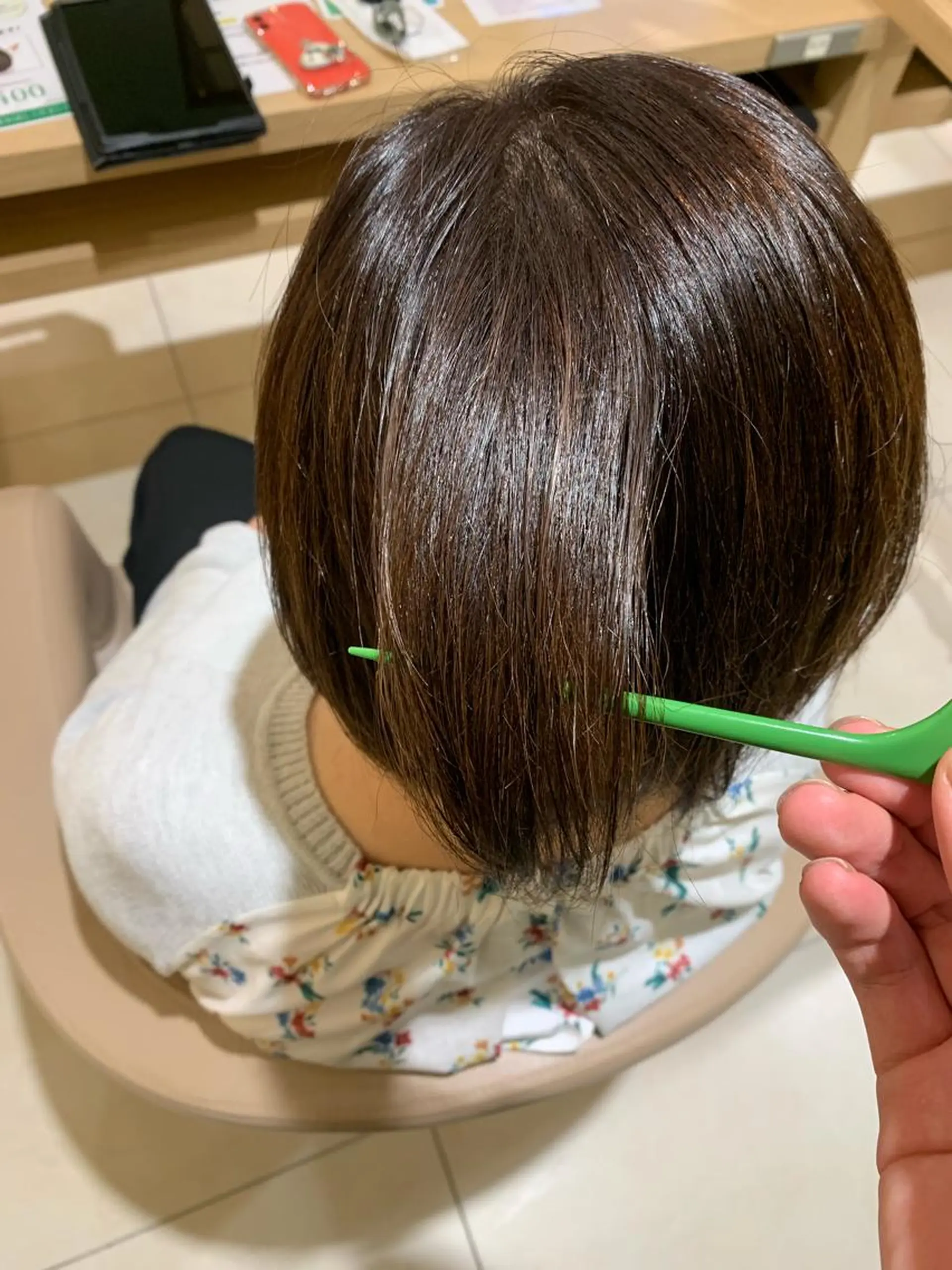 ショート 縮毛矯正 髪質改善　鈴木のヘアスタイル