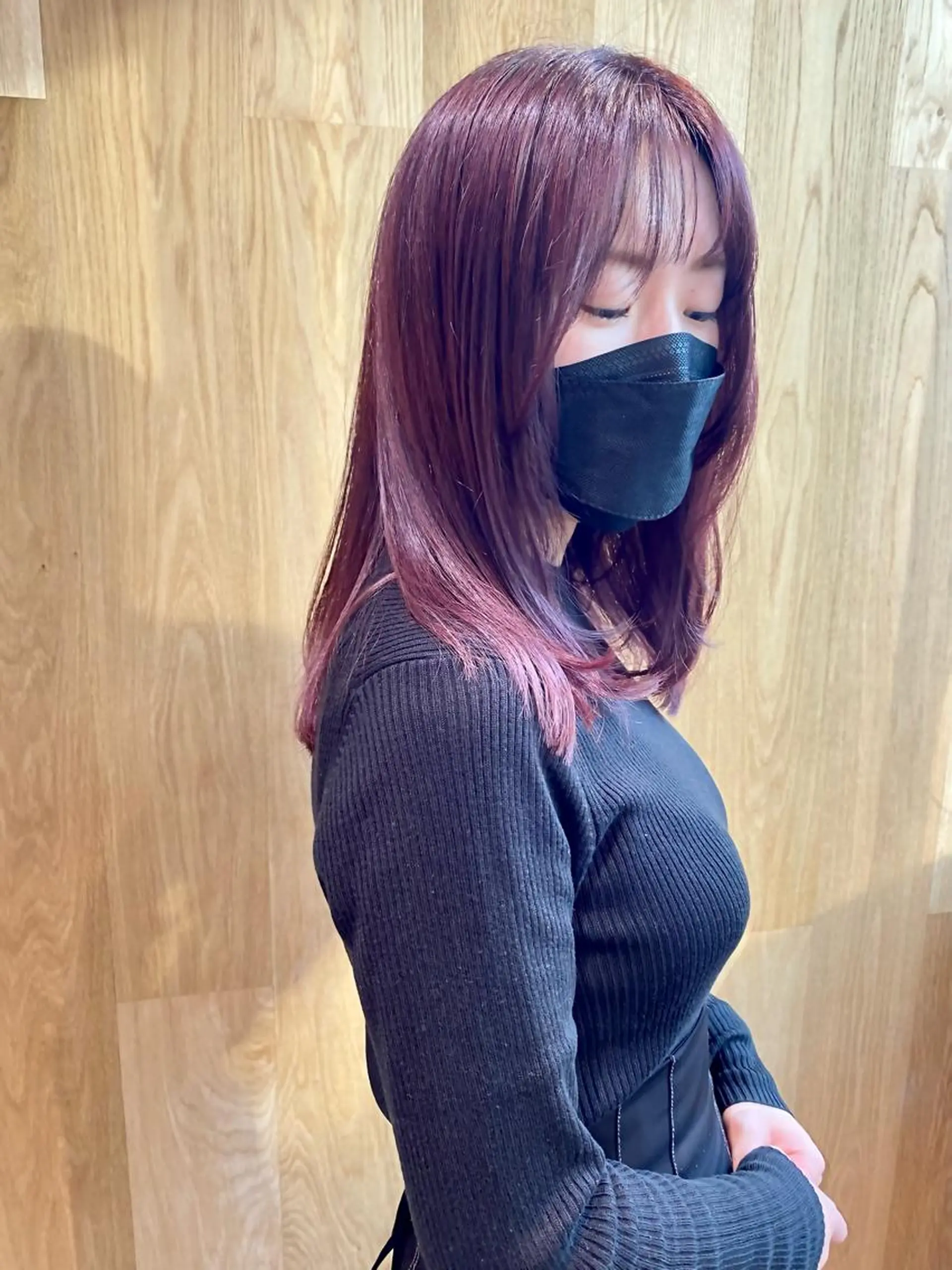 ミディアム カラー natsu fujinoのヘアスタイル