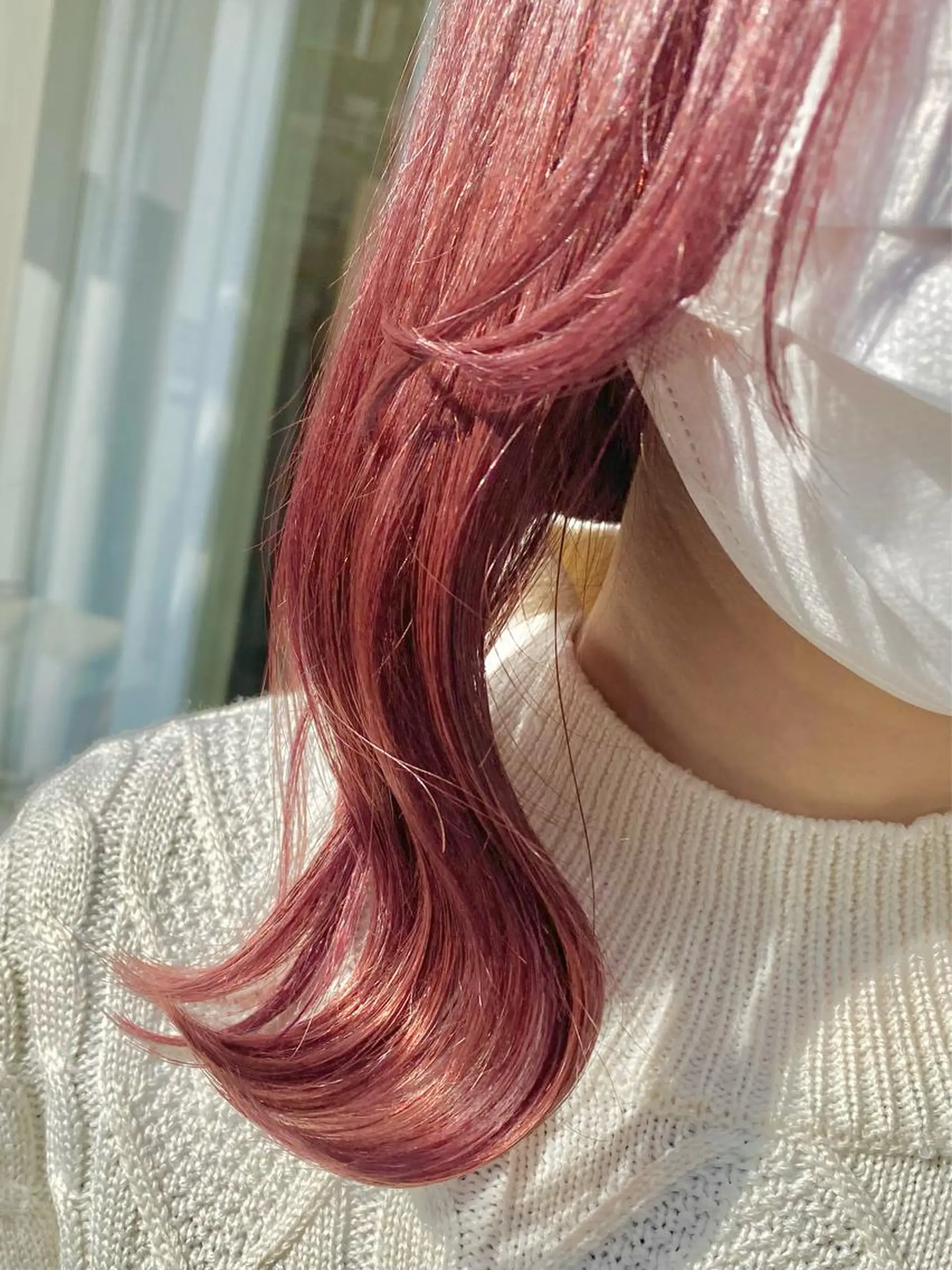 ミディアム カラー カシス ピンクカラー カット ヘアカラー トリートメント ❄️中川 慎之介❄️のヘアスタイル