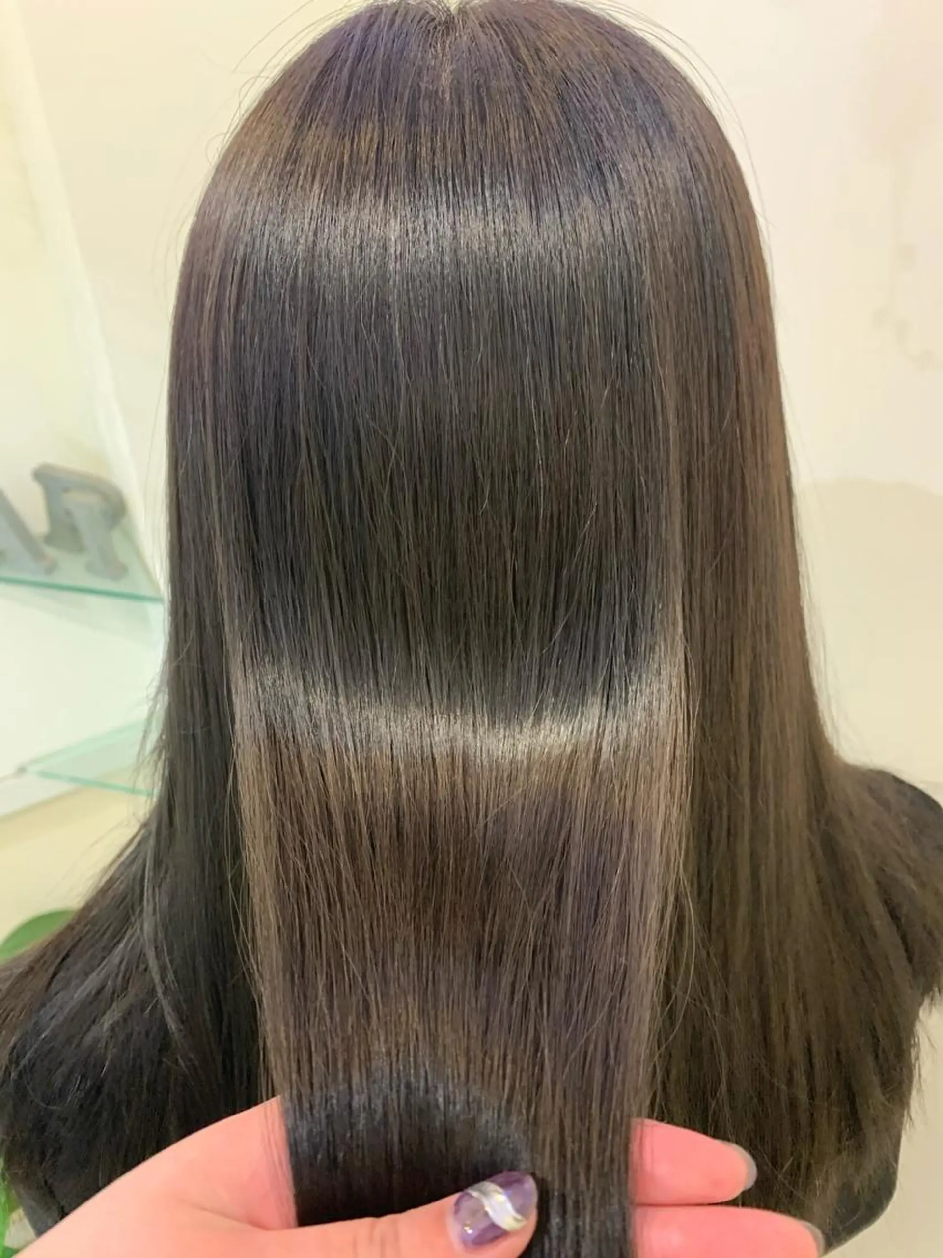 カラー ブリーチしない暖色 カラー🥀杉 優菜のヘアスタイル