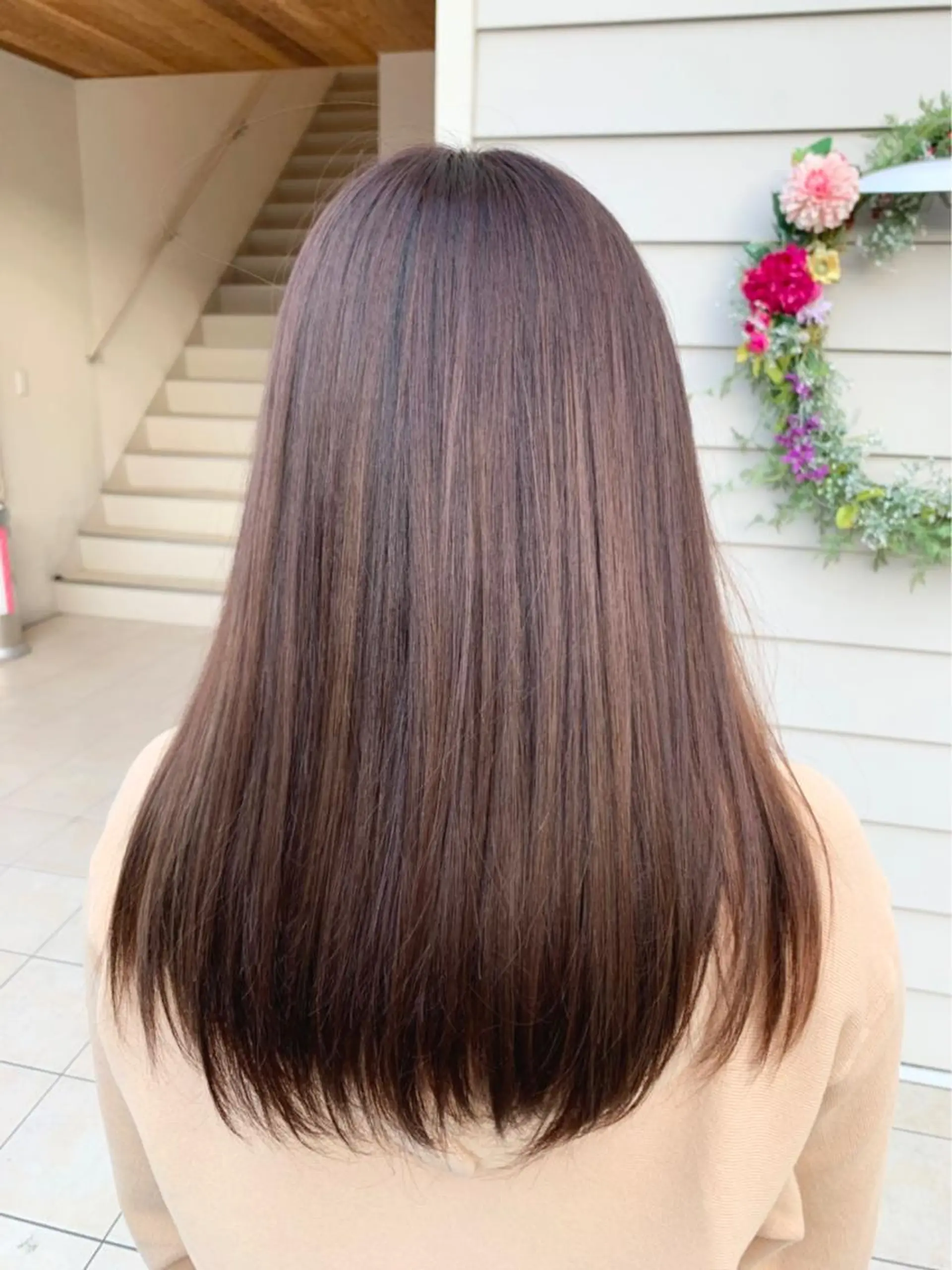 セミロング カラー ハイライトカラー ハイライト ヘアカラー トリートメント ヘッドスパ カラースペシャリスト しょう🧑🏼‍🎨のヘアスタイル