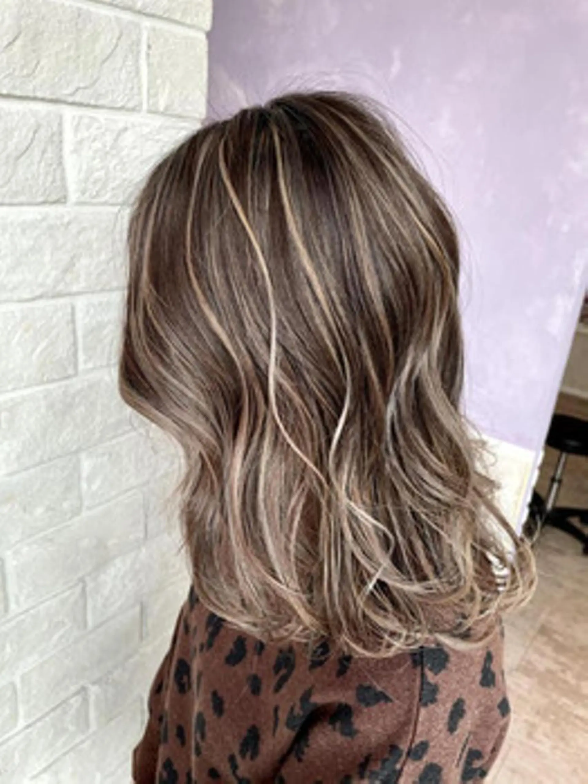 ミディアム カラー グラデーションカラー ハイライトカラー ハイライト ANGELICA JR奈良店のヘアスタイル