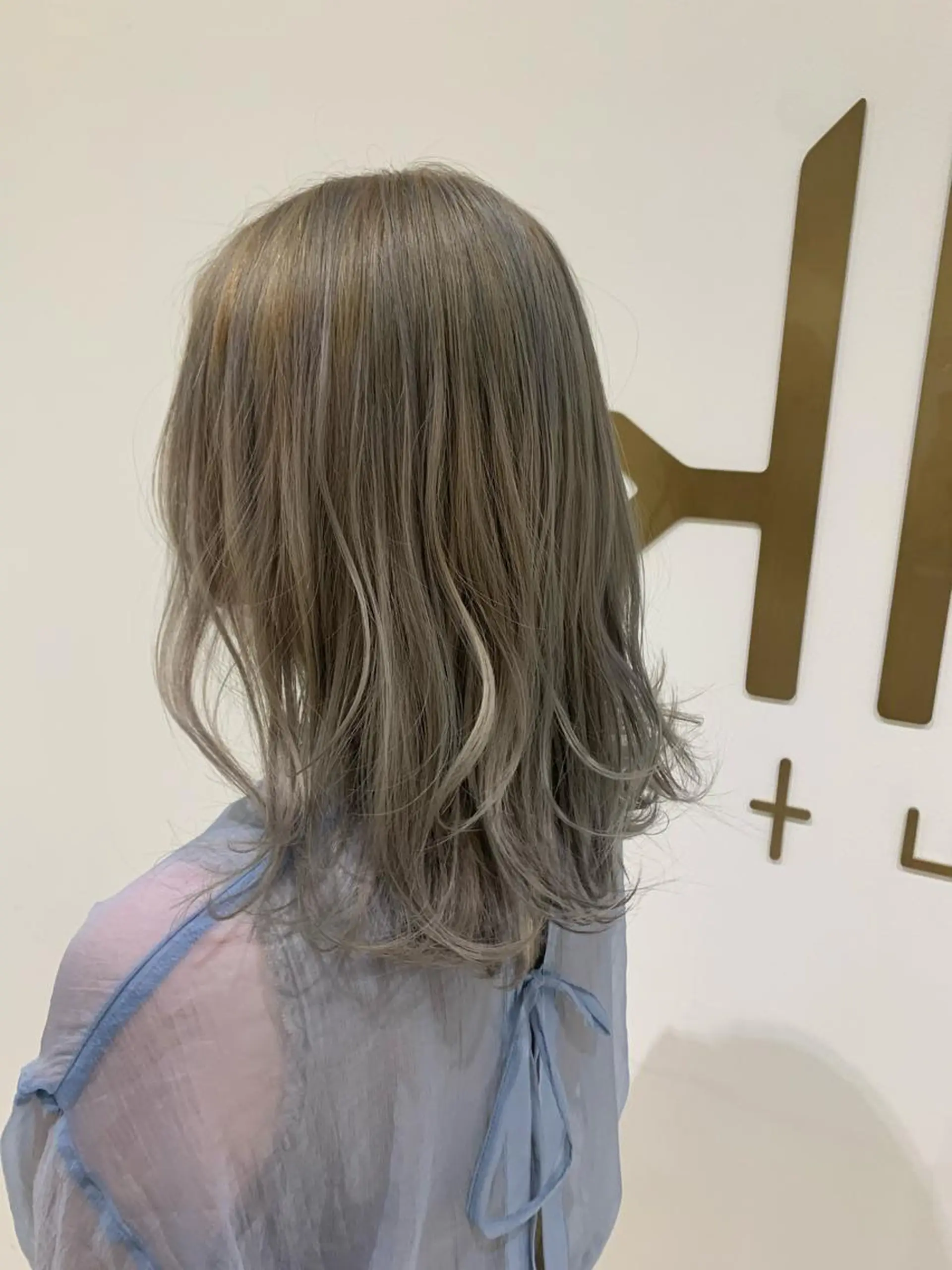 セミロング カラー 💎K-two名古屋 安田ちづる💎のヘアスタイル