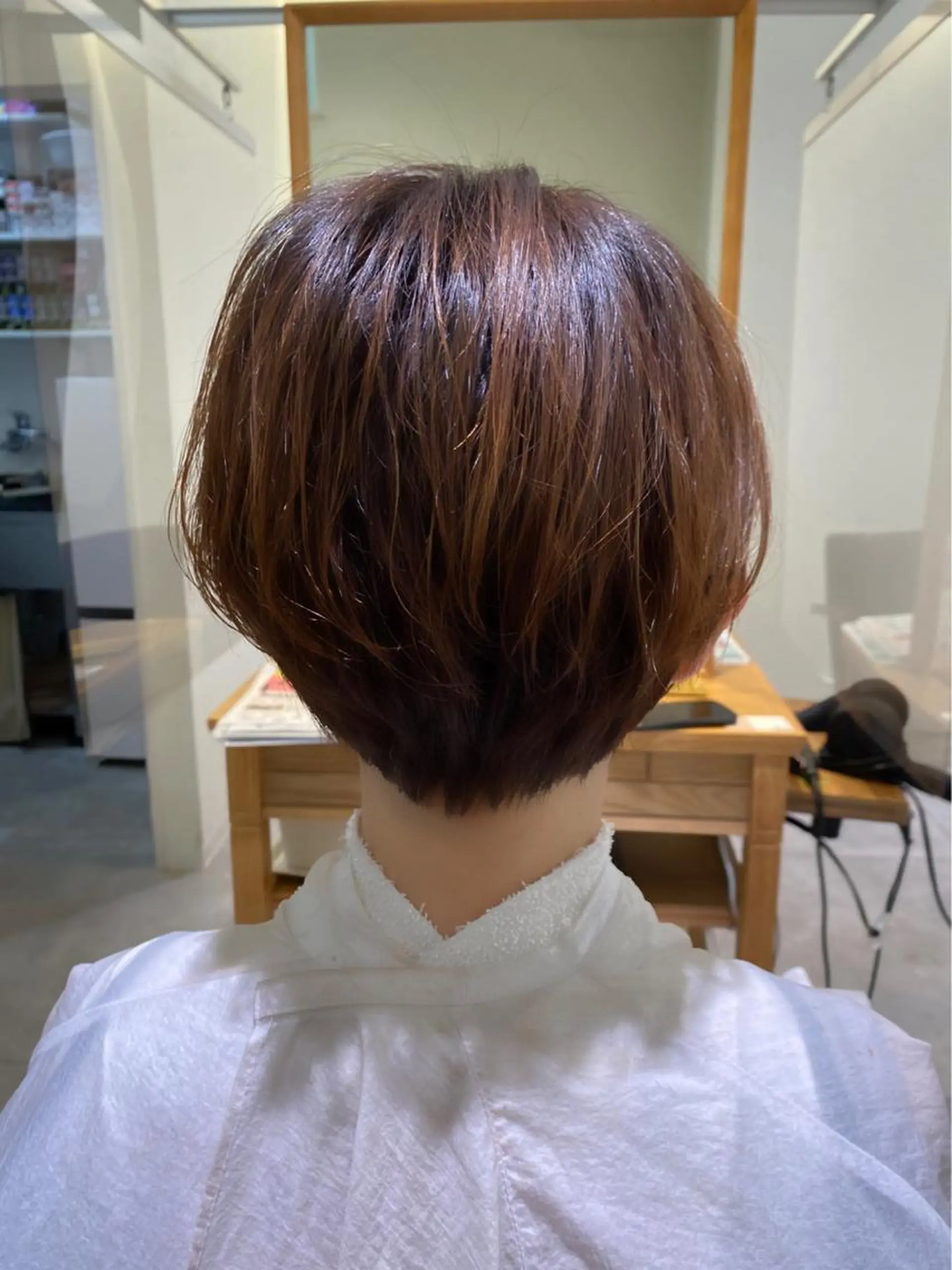 ショート カラー カット ヘアカラー トリートメント BLENDby happiness所属・KAORU/絹髪 /髪質改善/奈良のヘアスタイル