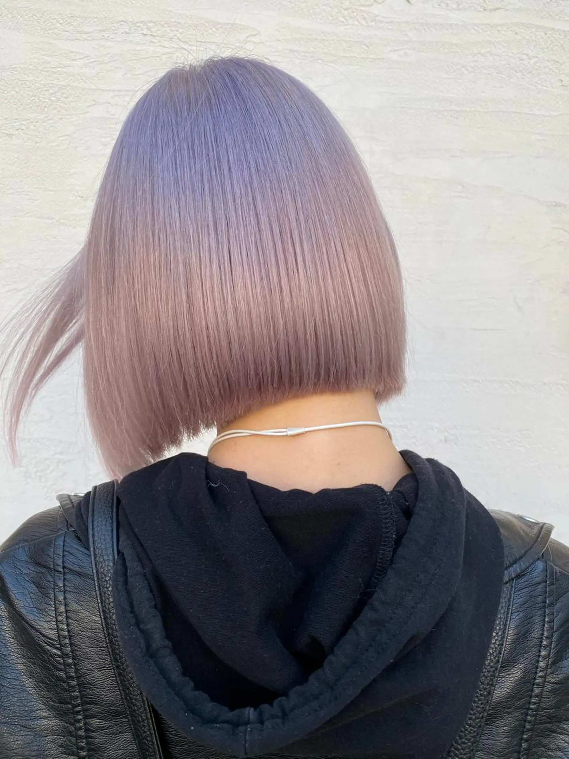 ショート カラー ダブルカラー ラベンダーカラー ラベンダーピンク ピンクカラー 千 田のヘアスタイル